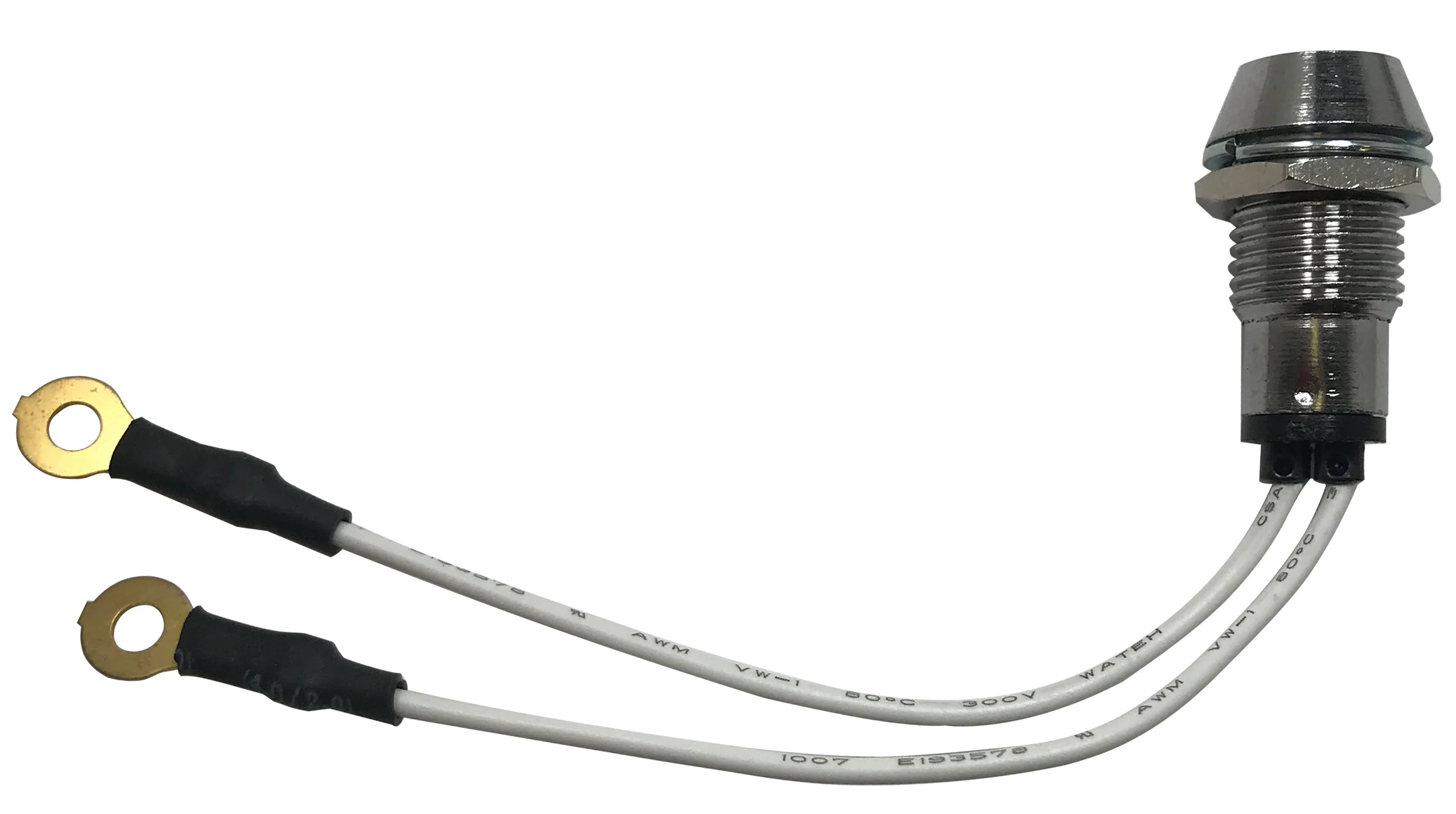 LED Indicator Light - Chrome Housing - 1/2" Mount - 1 or 5 Pack - Image 12