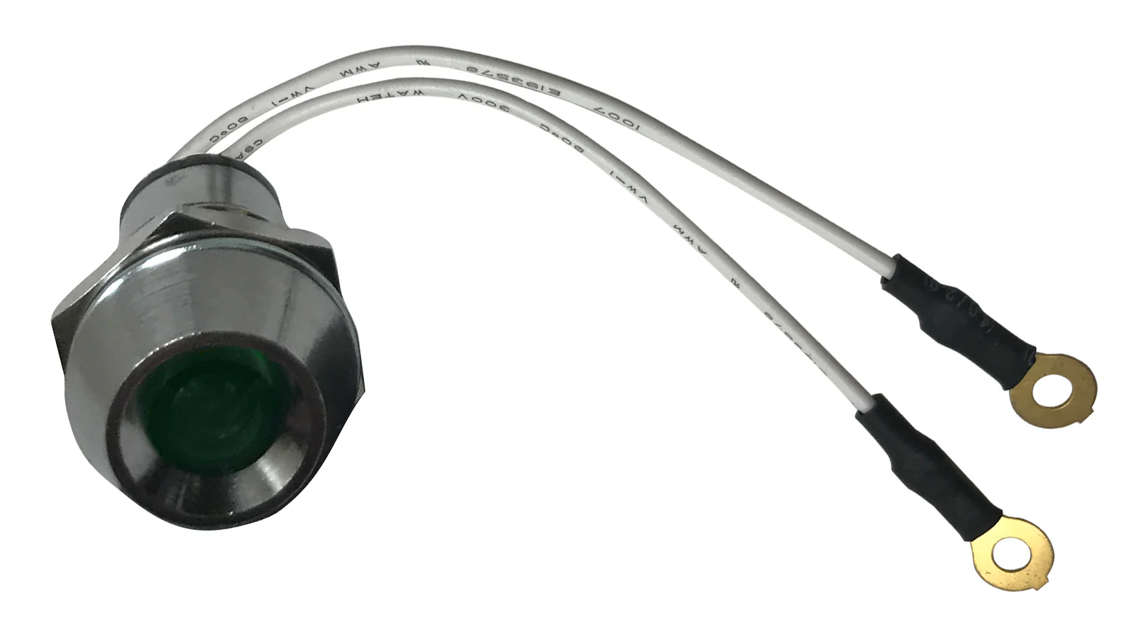 LED Indicator Light - Chrome Housing - 1/2" Mount - 1 or 5 Pack - Image 4