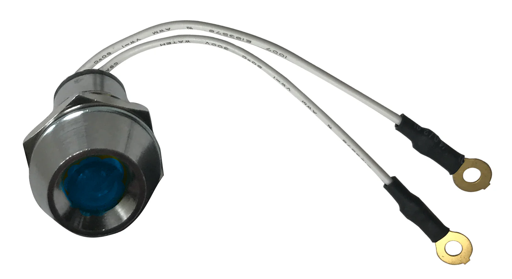 LED Indicator Light - Chrome Housing - 1/2" Mount - 1 or 5 Pack - Image 7