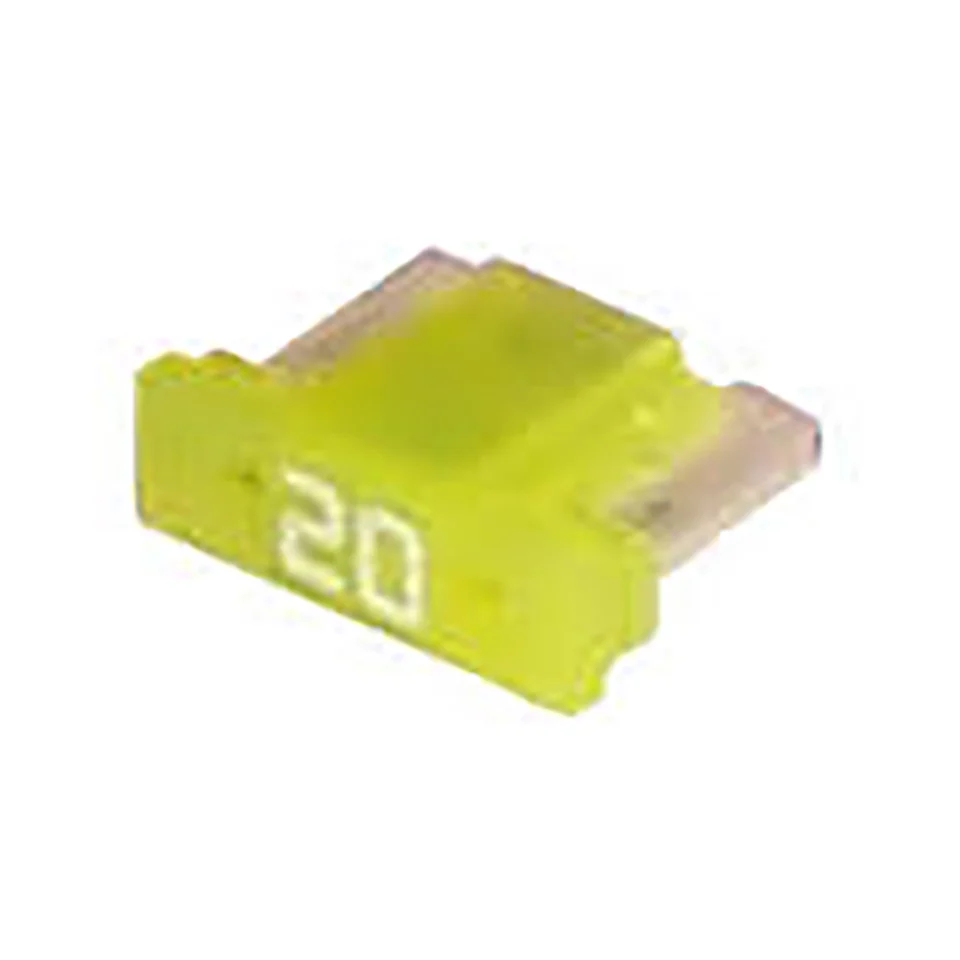 ATM-LP / ATM / APM / MIN Low Profile Mini Blade Fuse - 20 Amp - 5 or 25 Pack - Image 3