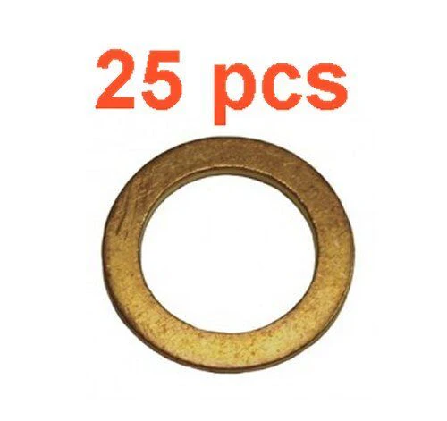 Marli 14 mm Copper Oil Drain Plug Gasket's DP7253 72-53 Fits Mercedes - 25 or 100 Pack