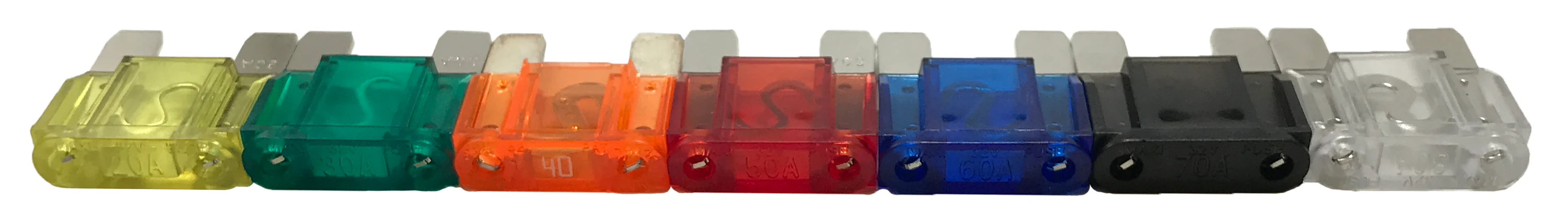 14 Piece Large 32 Volt Maxi Blade Fuse Assortment Kit - 20A to 80 AMP - Image 4