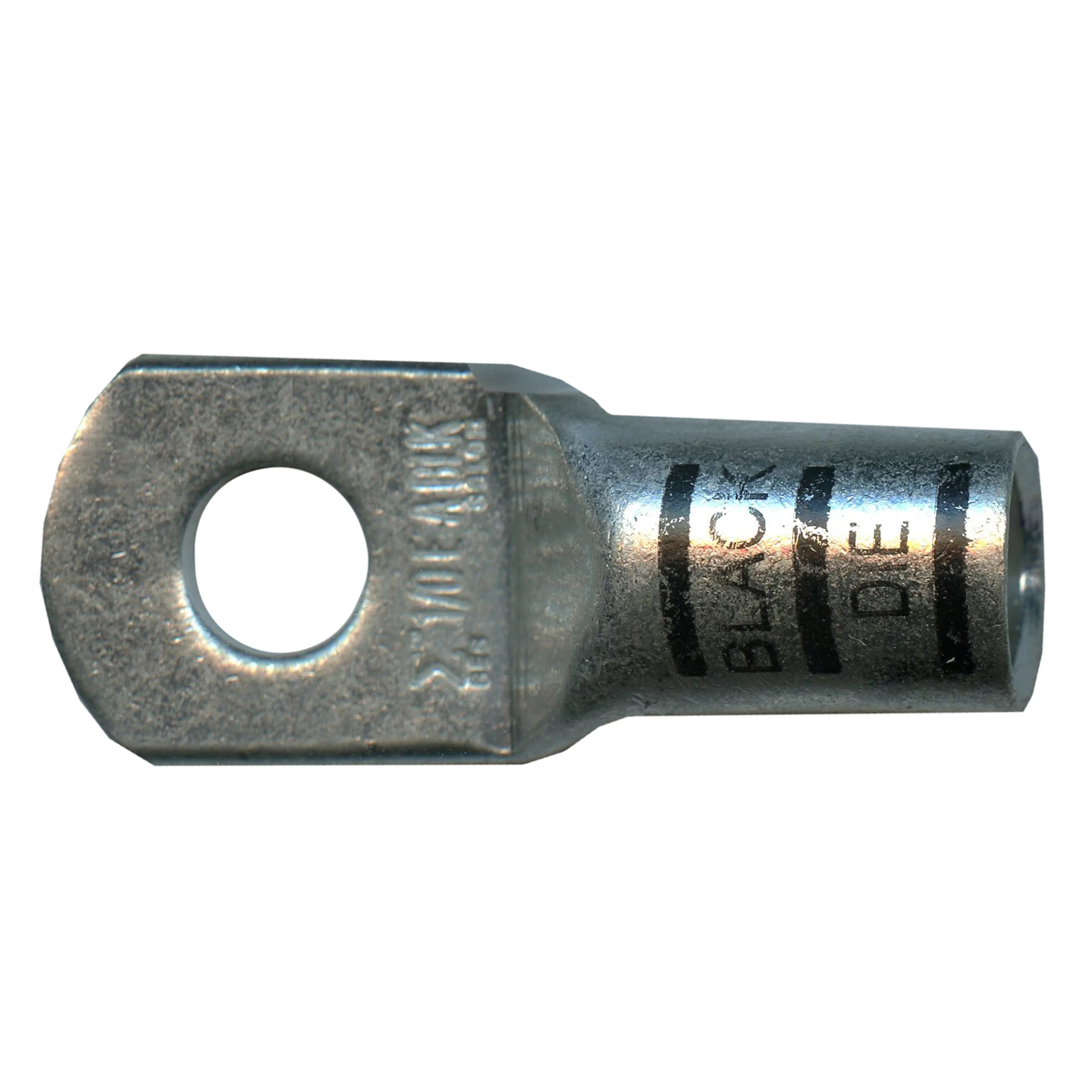 Mega HD Copper Lug - Plated 1/0 AWG 3/8" Stud Black - 5 or 50 Pack