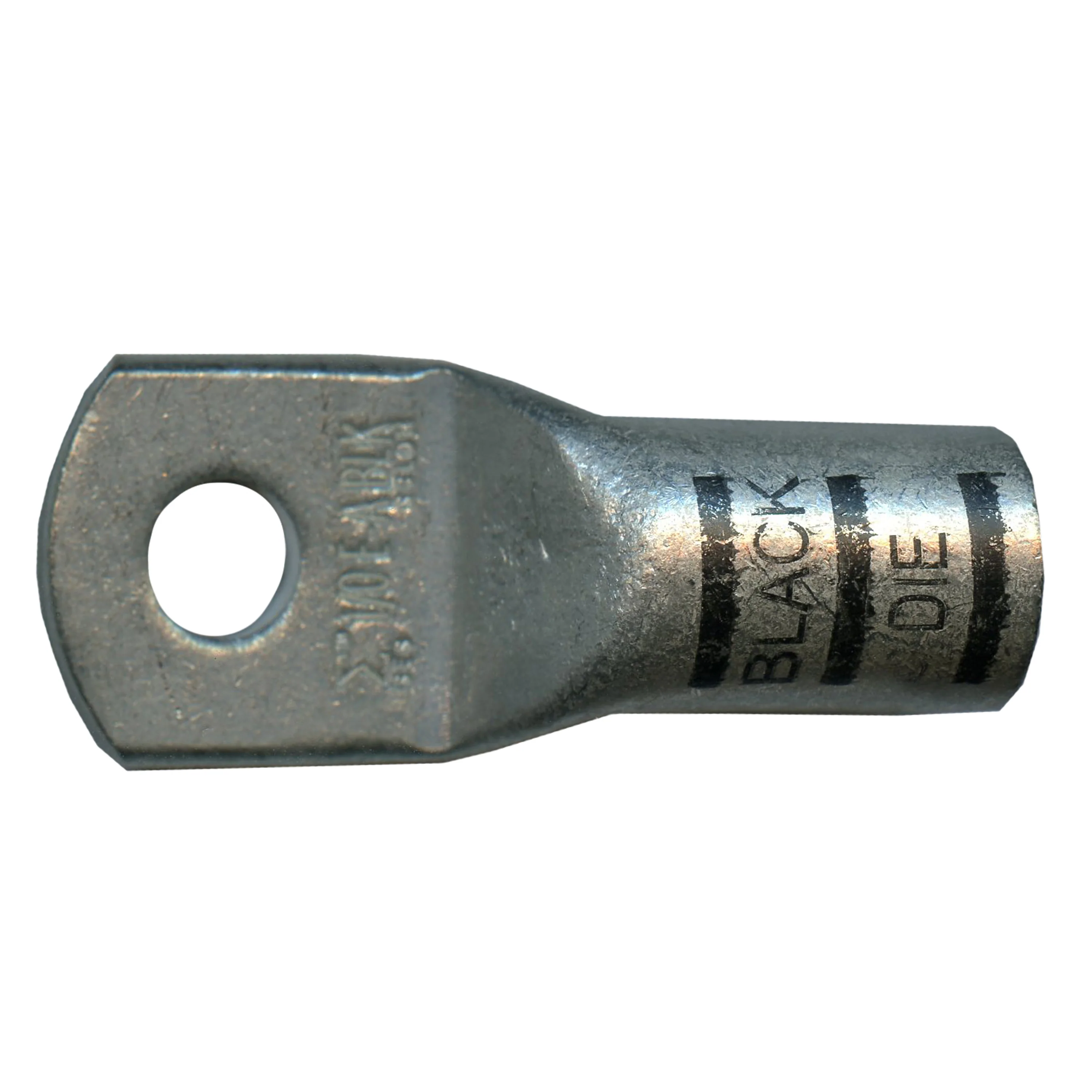 Mega HD Copper Lug - Plated 1/0 AWG 5/16" Stud Black - 5 or 50 Pack