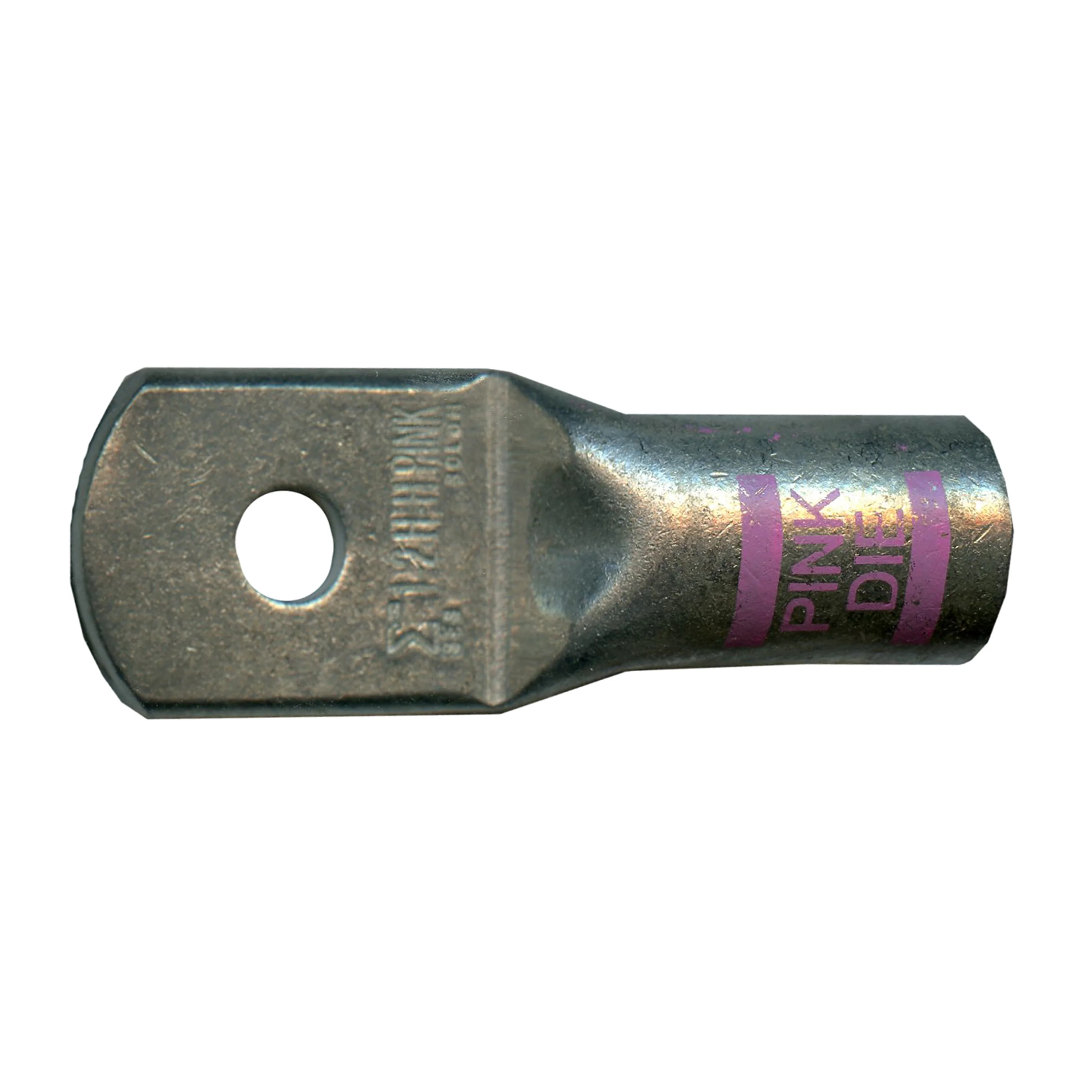 Mega HD Copper Lug - Plated 2-1 AWG 1/4" Stud Pink - 5 or 50 Pack