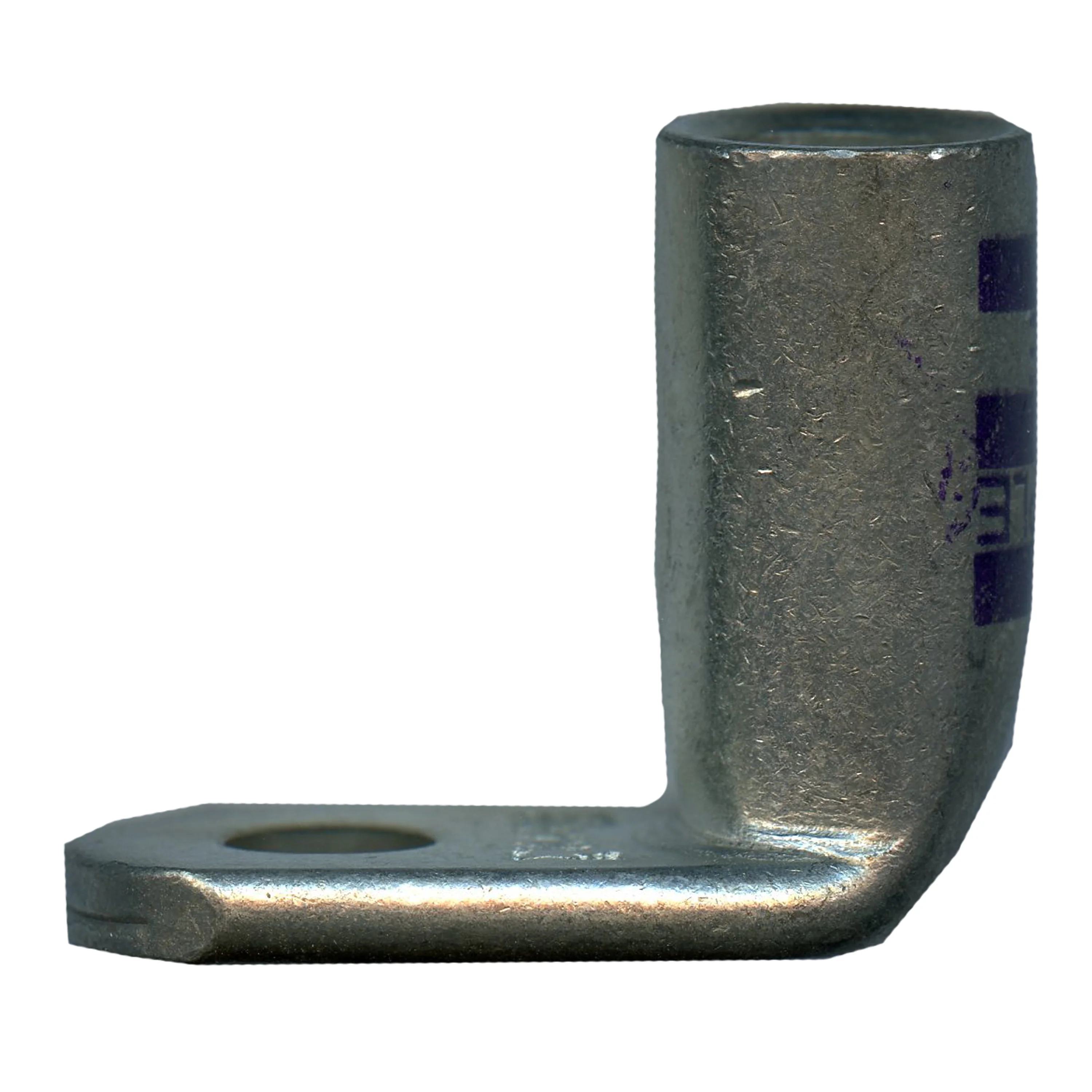 Mega HD Copper Lug - Plated 90-Deg 3/0 AWG 3/8" Stud Purple - 5 or 50 Pack