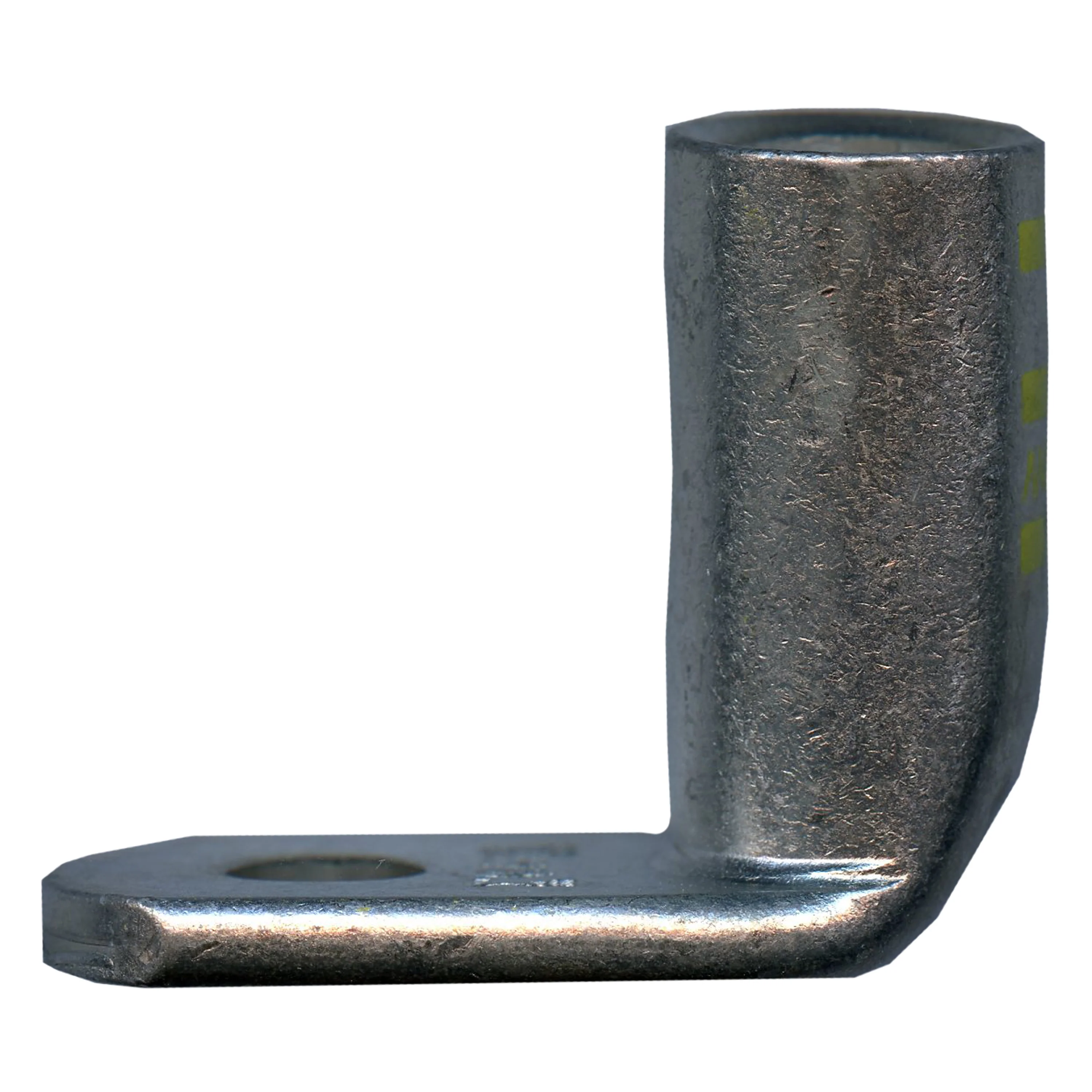 Mega HD Copper Lug - Plated 90-Deg 4/0 AWG 3/8" Stud Yellow - 5 or 50 Pack