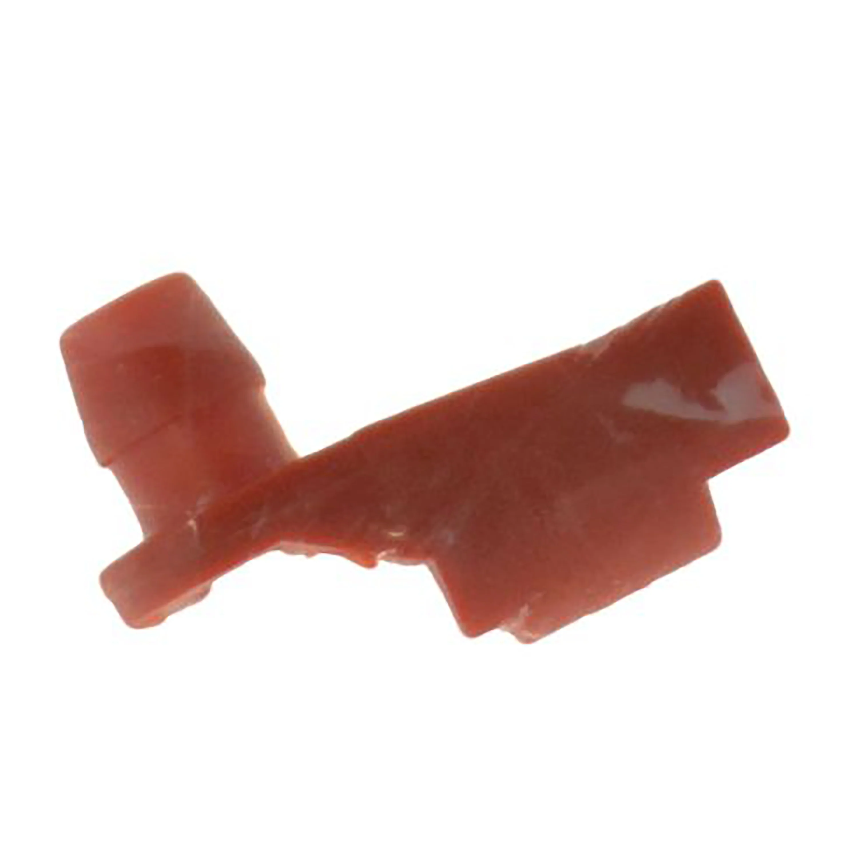 (MI901) Right Hand Side Red Nylon Door Lock Rod Clips Retainer - 5/32" Rod 15/64" Hole - 50 Pack - Image 2