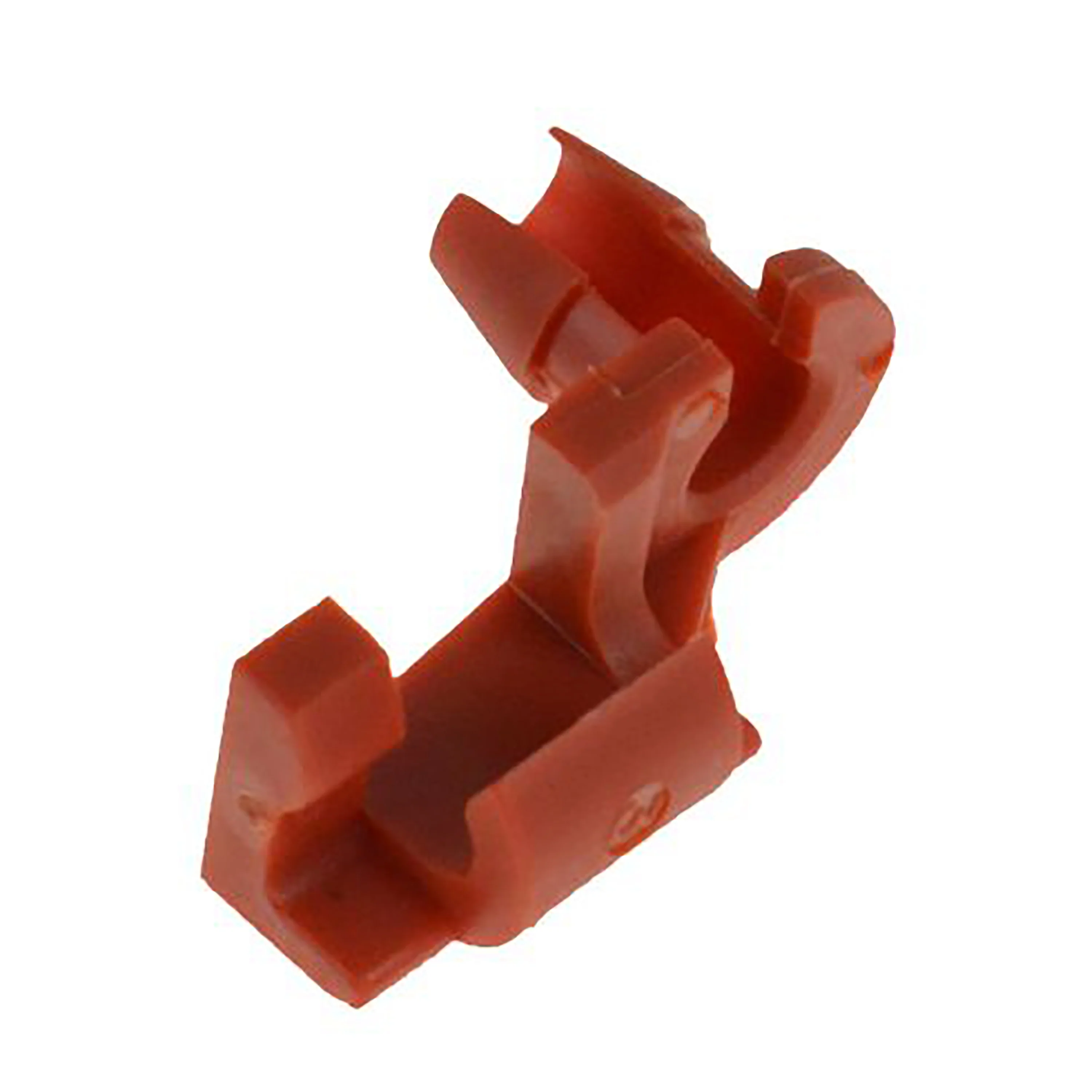 (MI901) Right Hand Side Red Nylon Door Lock Rod Clips Retainer - 5/32" Rod 15/64" Hole - 50 Pack - Image 4