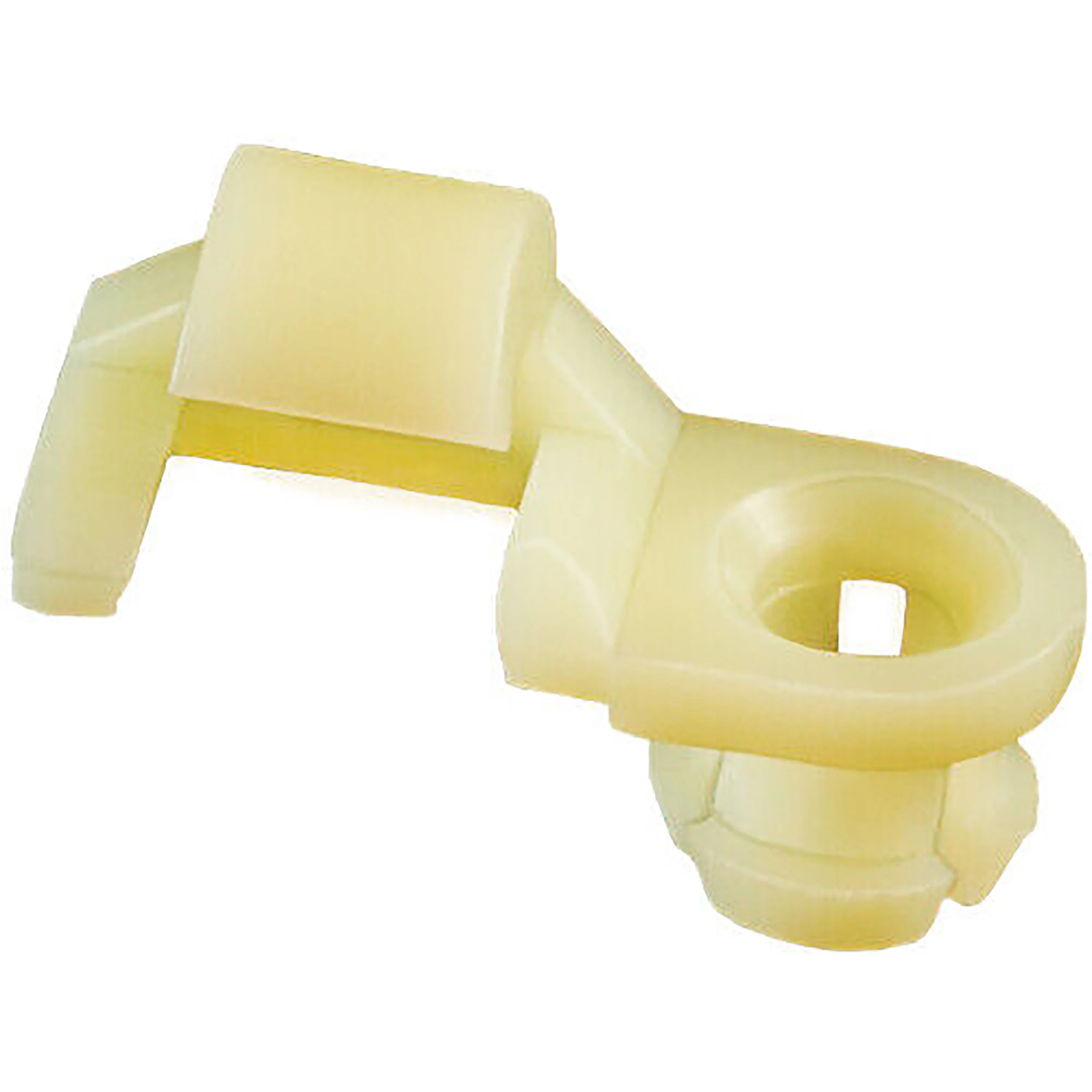 Natural Nylon Tailgate Door Lock Rod Clips Retainer - 3/16" MM Rod - 10 Pack