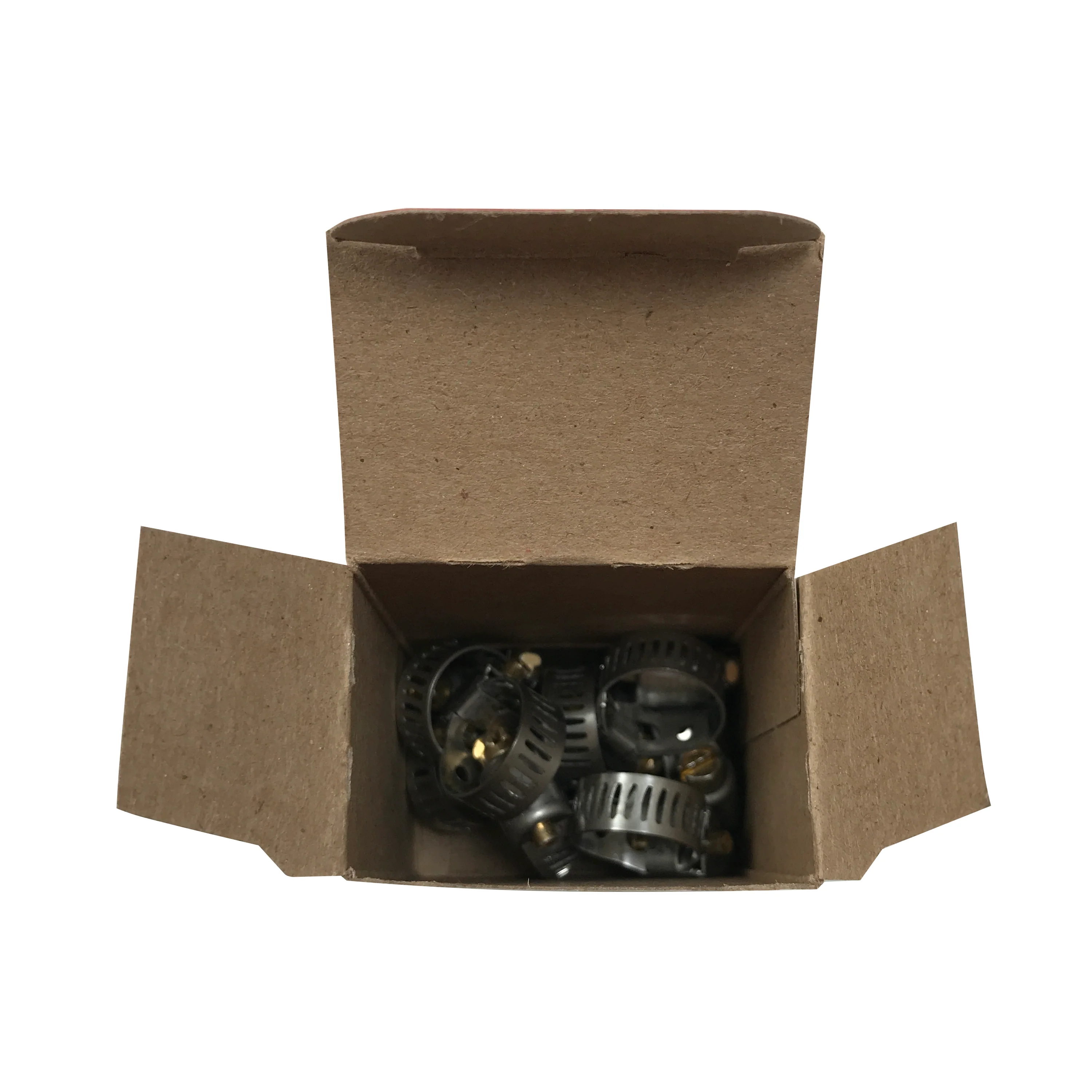 SAE #4 Stainless Steel Mini Worm Gear Hose Clamp - 7/32" to 5/8" - 5/16" Band - 10 or 100 Pack - Image 2