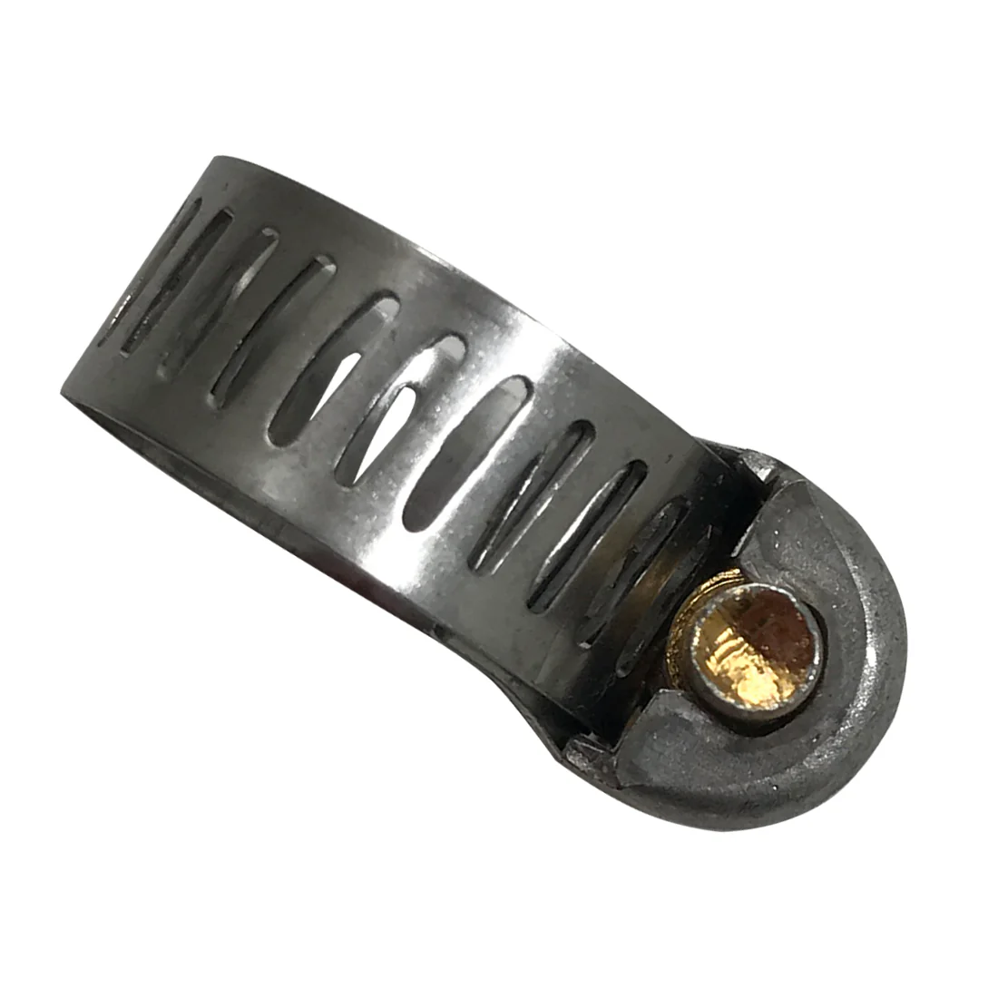 SAE #4 Stainless Steel Mini Worm Gear Hose Clamp - 7/32" to 5/8" - 5/16" Band - 10 or 100 Pack - Image 5