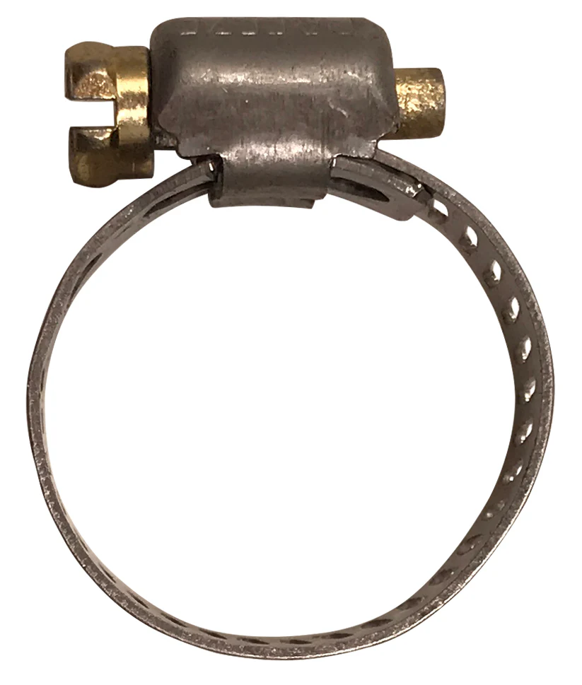 SAE #6 Stainless Steel Mini Worm Gear Hose Clamp - 7/16" to 25/32" - 5/16" Band - 10 or 100 Pack - Image 4