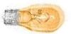Light Bulb- Mini 12.8V 1.4A/T-5 Wedge Base Amber, 10 per pack, for car and light trucks