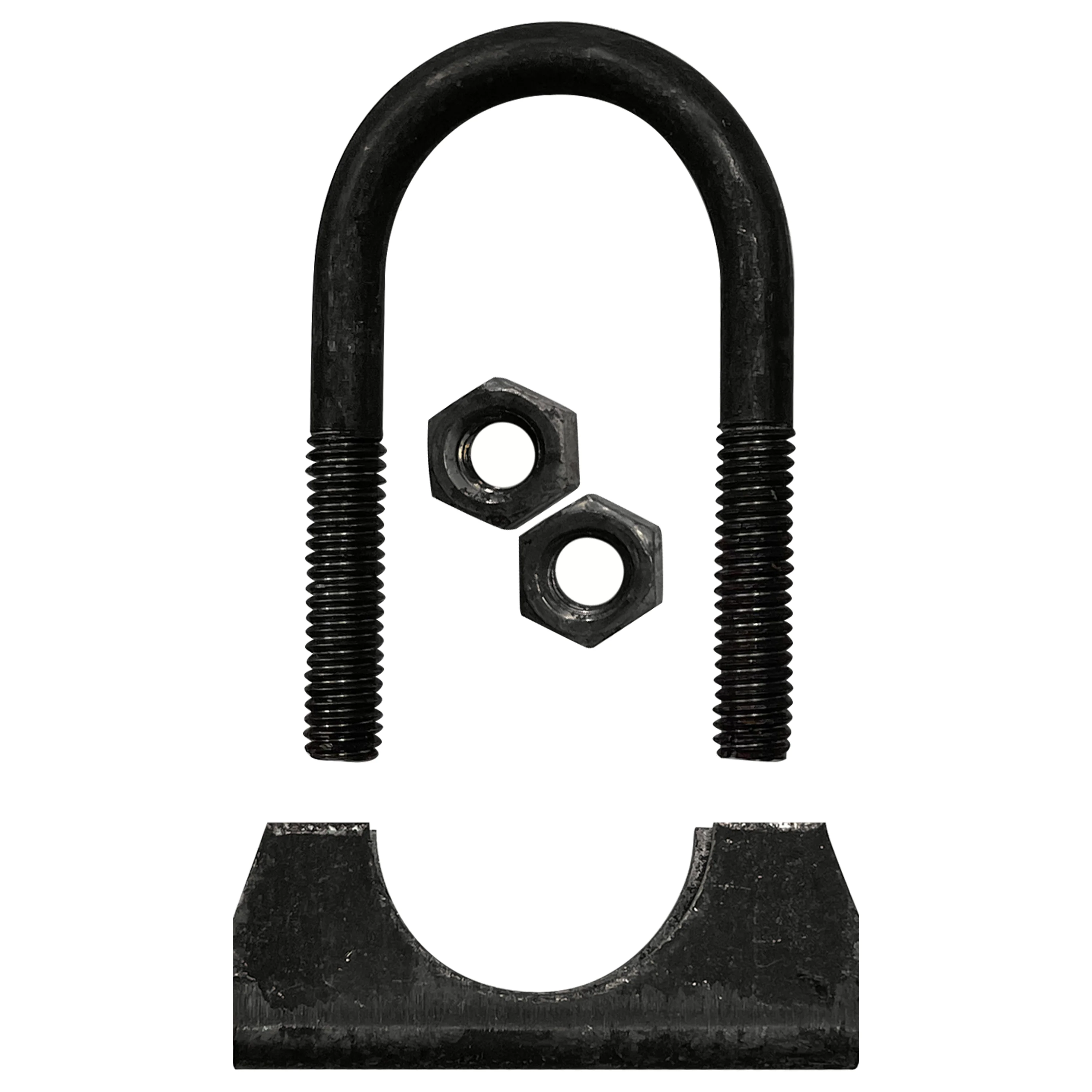 Nickson Universal 1 1/8 Exhaust Muffler ClAmp U-Bolt Pipe Saddle Style - 1 or 10 Pack - Made in USA - Image 3