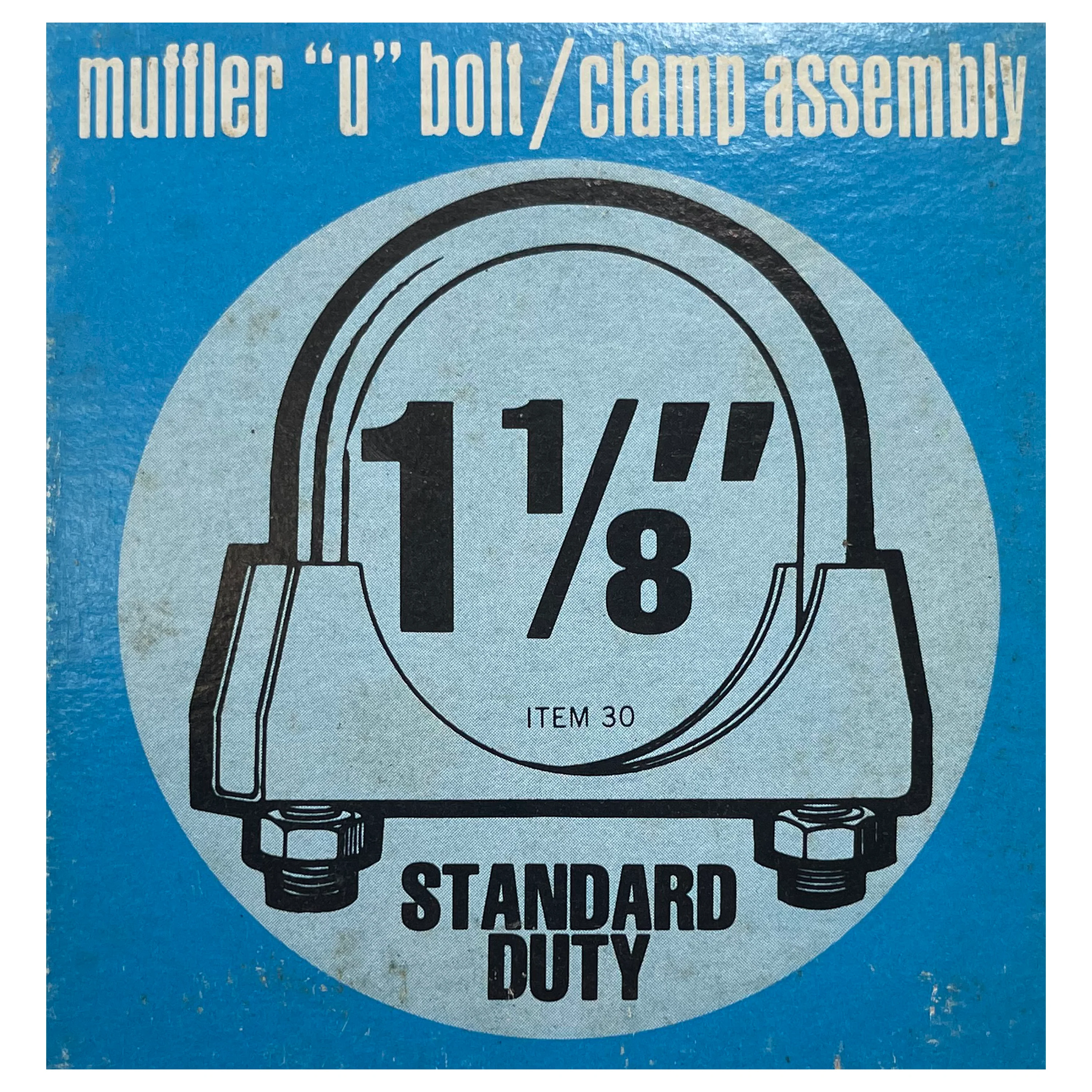 Nickson Universal 1 1/8 Exhaust Muffler ClAmp U-Bolt Pipe Saddle Style - 1 or 10 Pack - Made in USA - Image 7