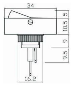 Non-Illuminated Rocker Switch ON / OFF SPST - 16 Amps @12 Volt - 1 or 4 Pack - Image 4