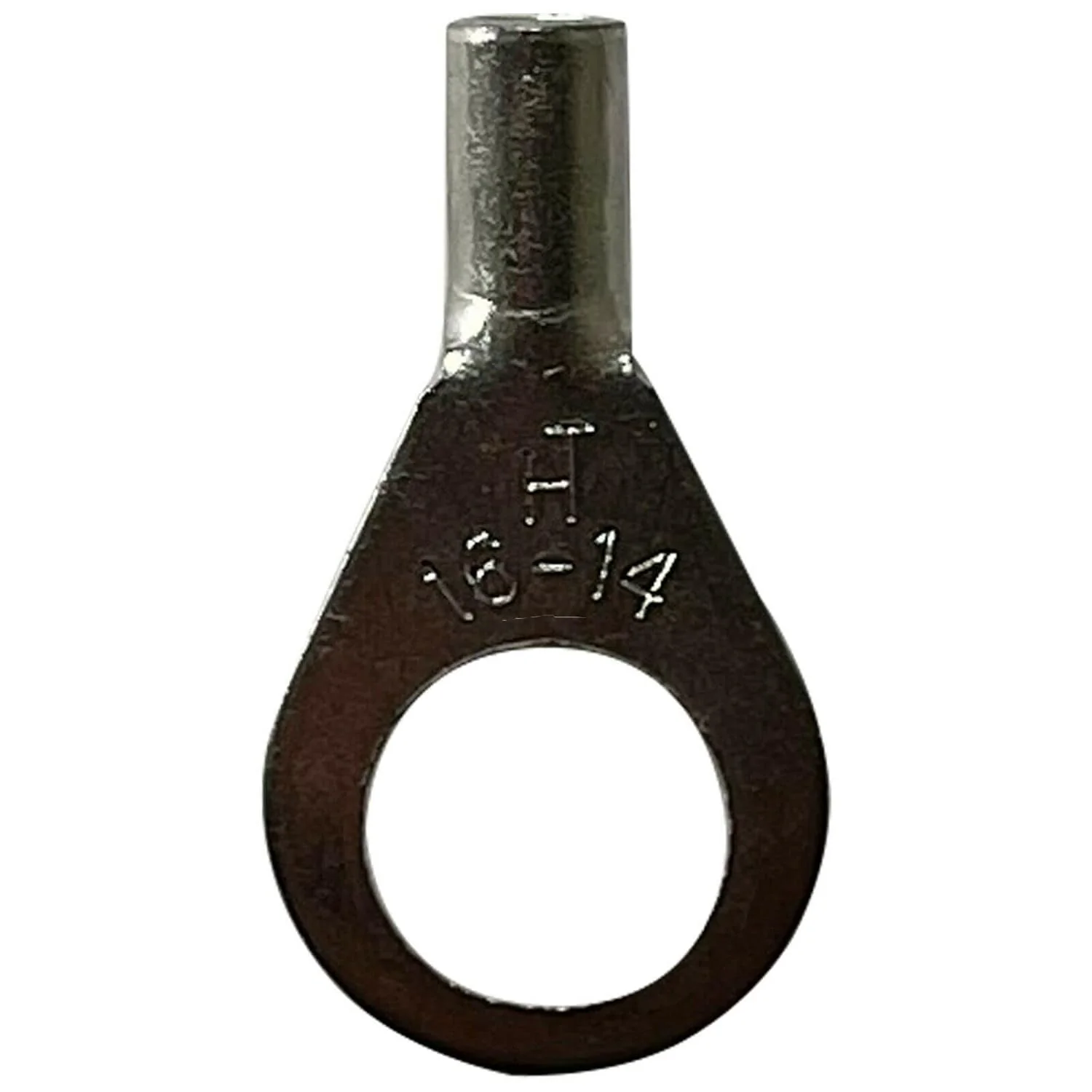 16-14 AWG Non-Insulated Ring Terminal - 3/8" Stud - 100 or 1000 Pack - Made in USA - Image 4