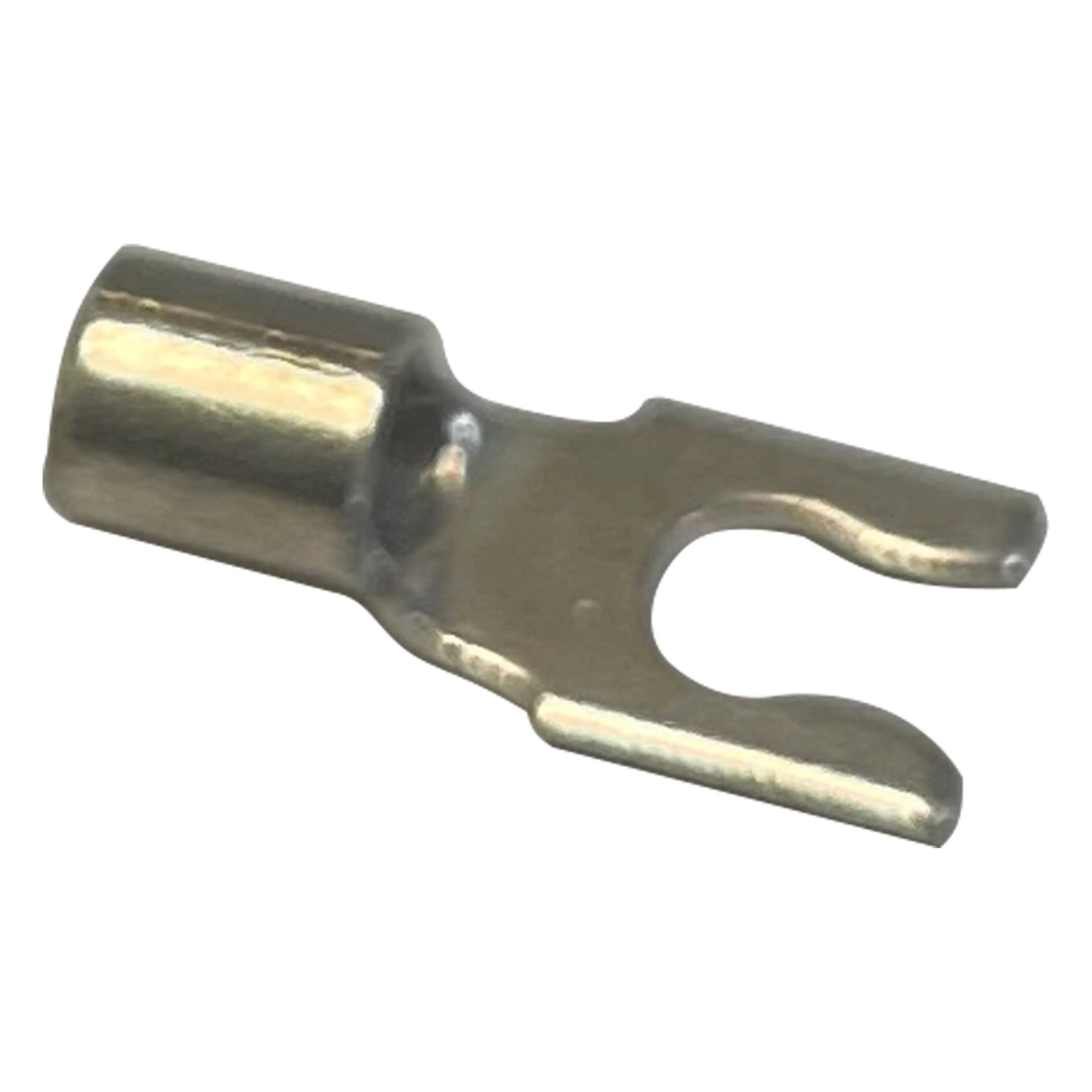 Non-Insulated Snap Spade Terminal 12-10 Gauge #6 Stud - 100 or 1000 Pack - Image 2
