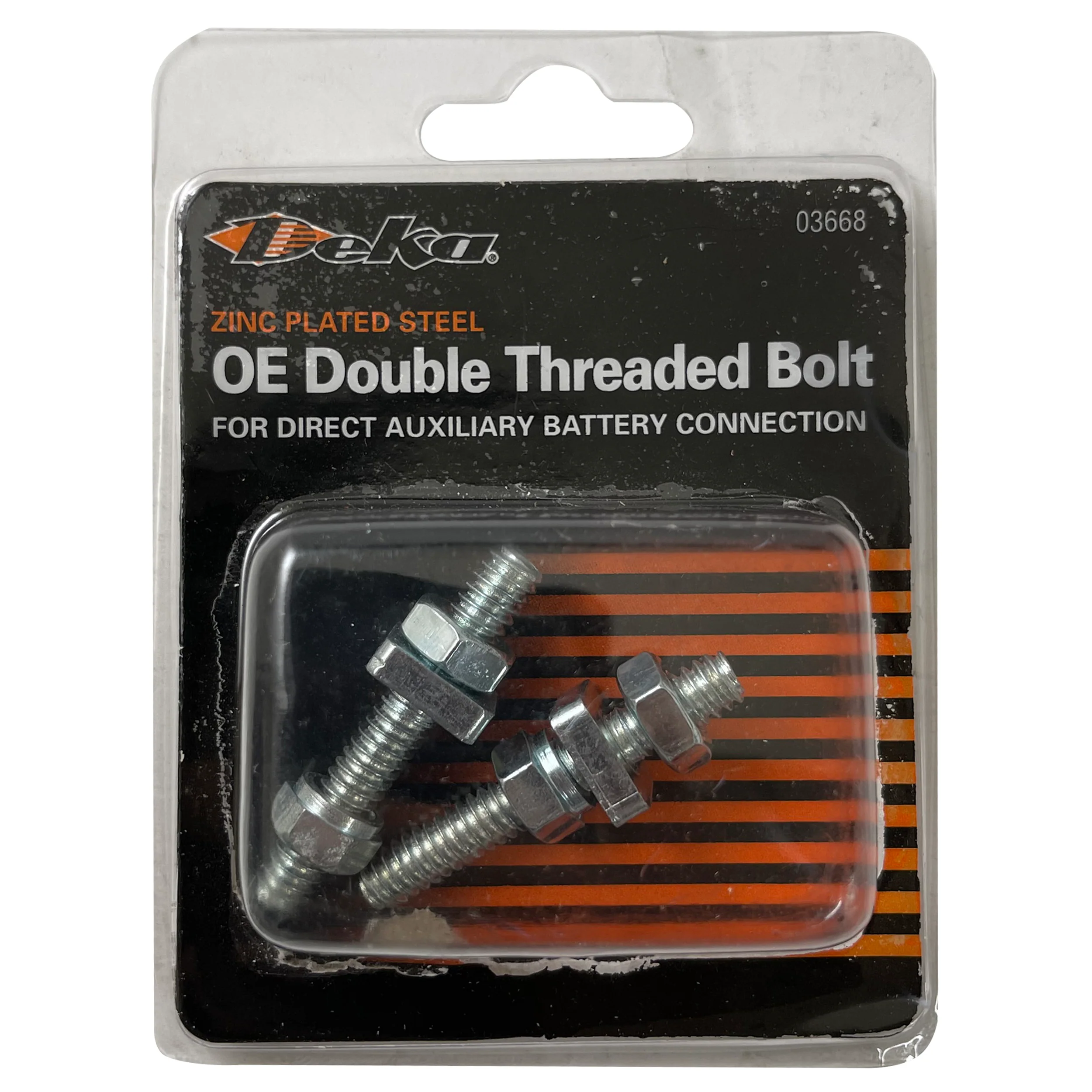 3/8" Double Threaded Battery Terminal Bolts - Auxiliary Power Cable Connection (Positive & Negative) - 2 Pack - Image 2
