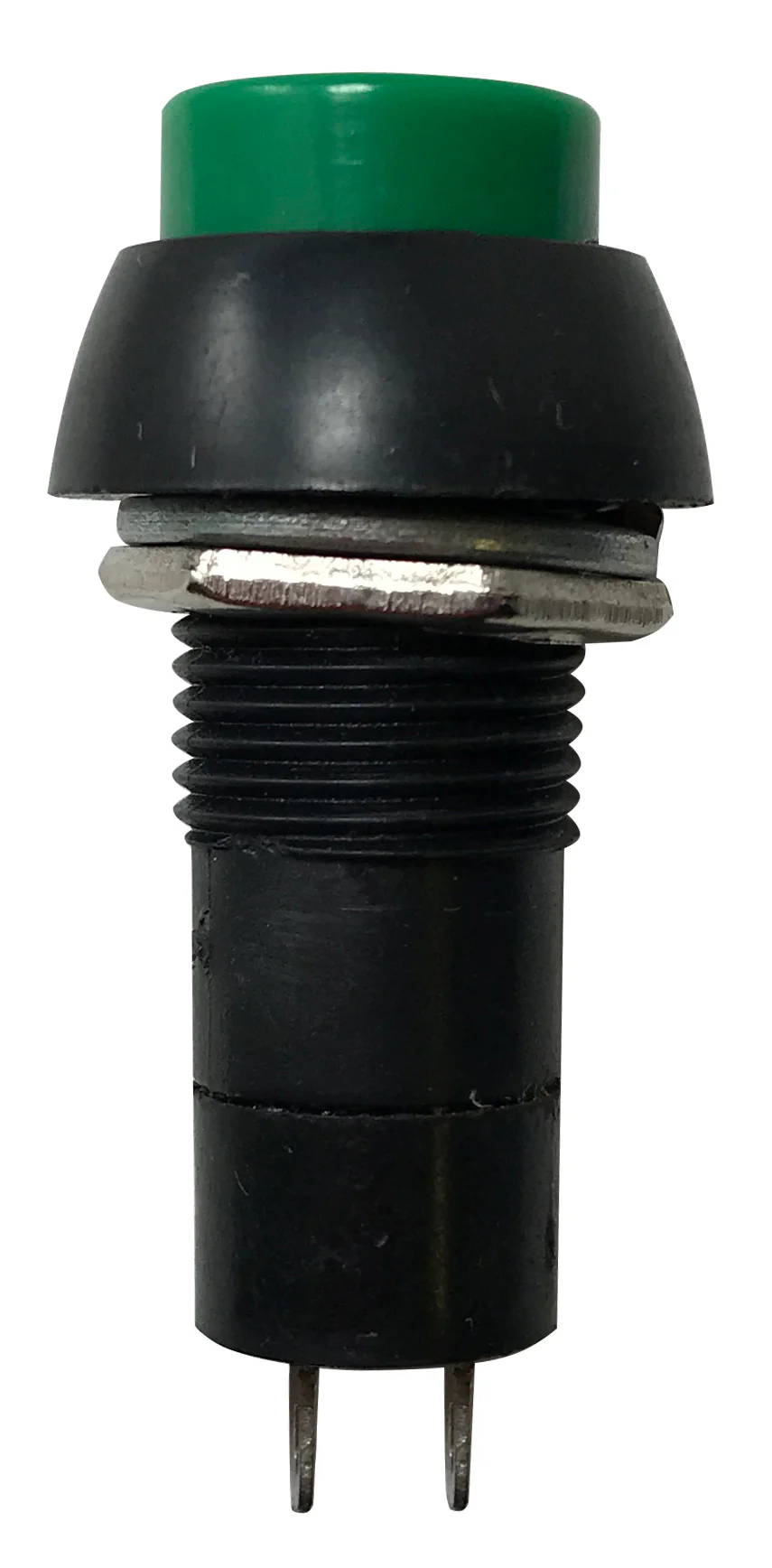 OFF/ ON SPST GREEN ROUND Momentary Push Button Switches 2 pin - 1 or 10 Pack - Image 4