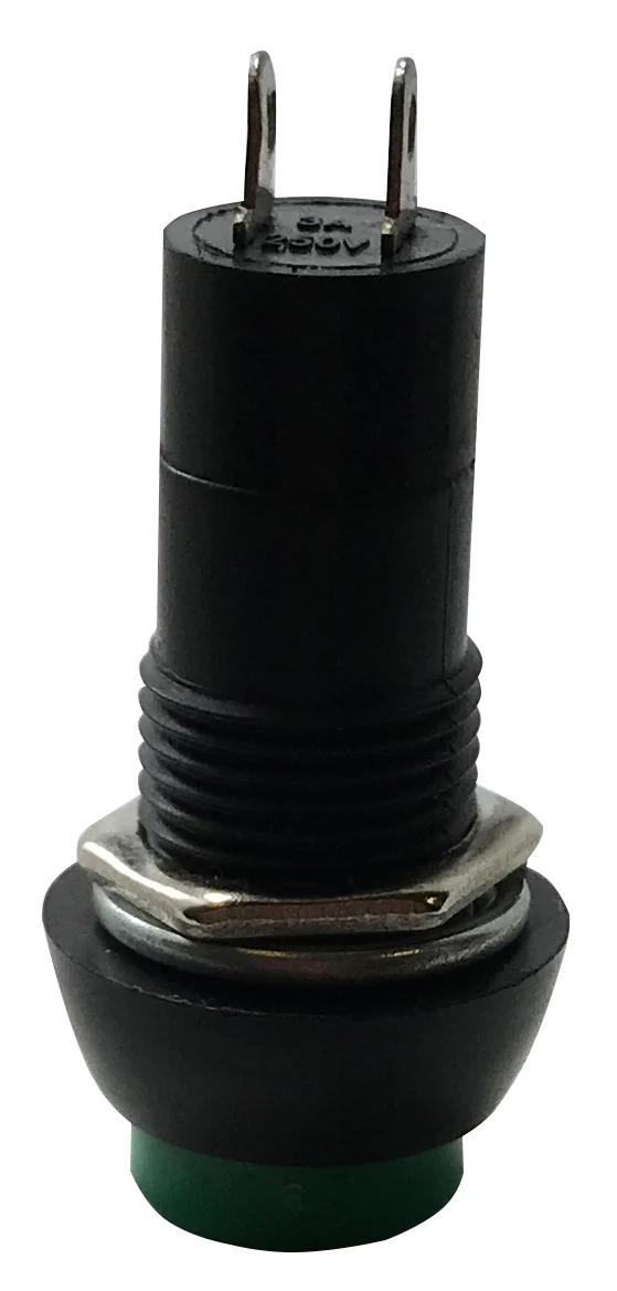 OFF/ ON SPST GREEN ROUND Momentary Push Button Switches 2 pin - 1 or 10 Pack - Image 8