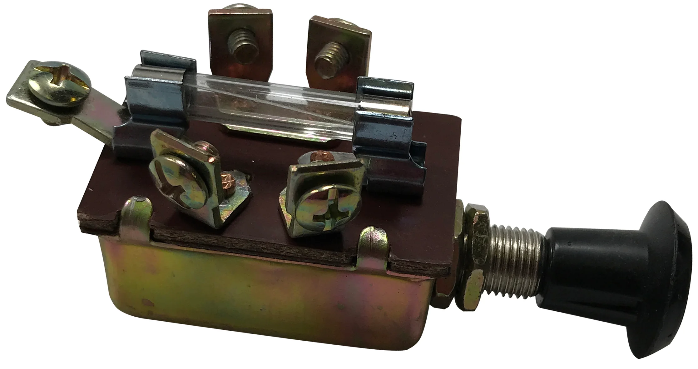 12V Universal Push-Pull Headlight Switch - 3-Position, 5-Terminal, Fused