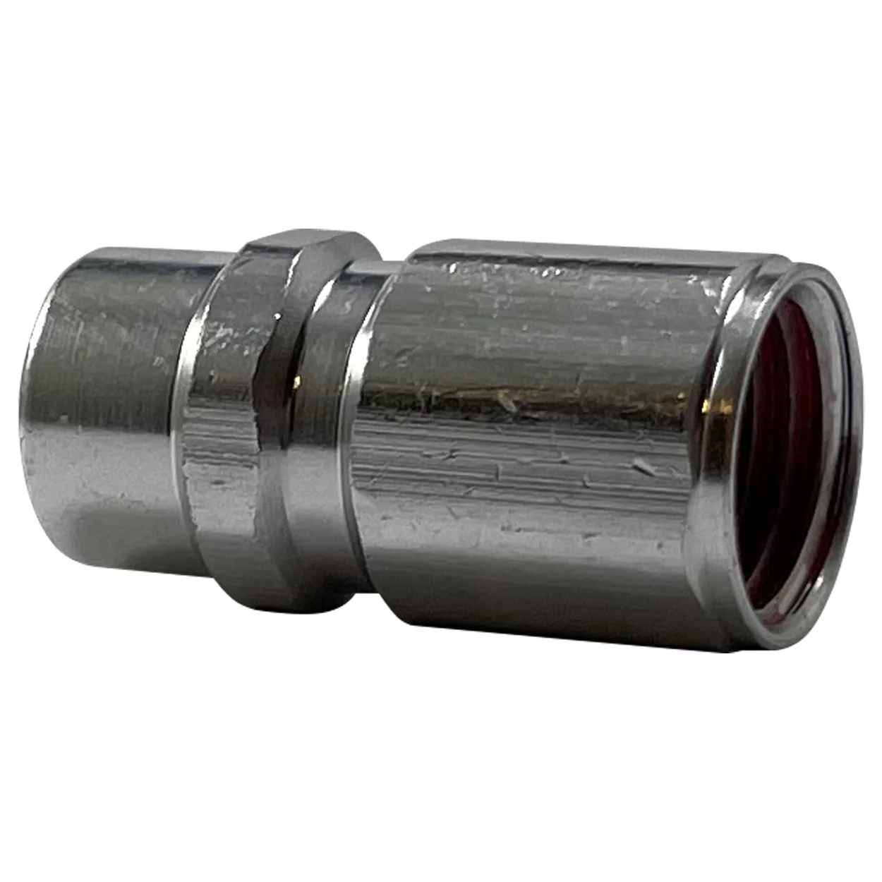 R-134a Aluminum Straight Low Side Retrofit Adapter (1/4 in. Flare 7/16 in. SAE) - 5 Pack - Image 3
