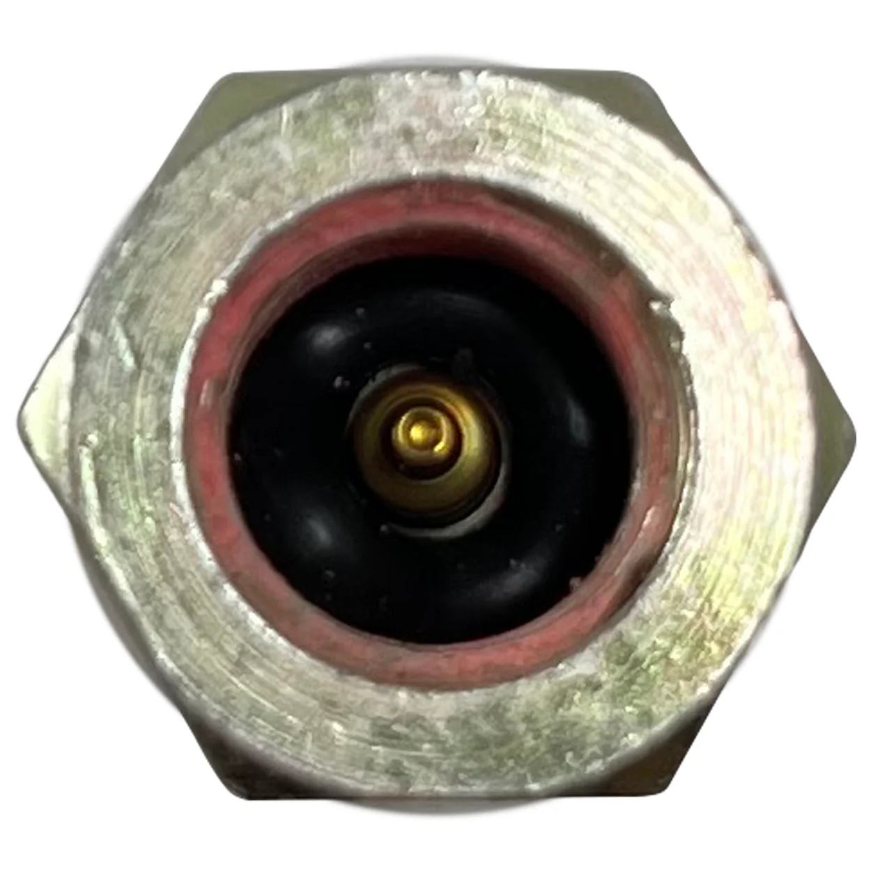 R-134a Steel With Valve Straight High Side Retrofit Adapter (1/4" Flare 7/16" SAE) - 5 Pack - Image 5
