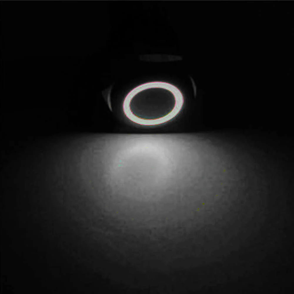 LED Latching Push Button Switch - 12V Black Metal - On/Off - 19mm Mount - Image 32