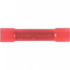 Nylon Insulated Red Flared Butt Connector 22-18 Gauge - 100 or 500 Pack