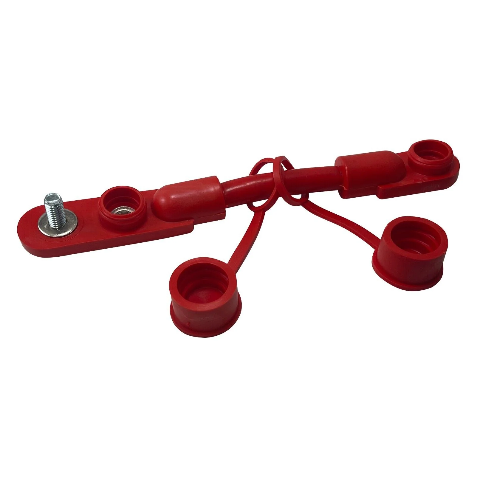 Red Positive 7" Group 31 Overmolded Multi-Battery Cable Assembly - Image 3