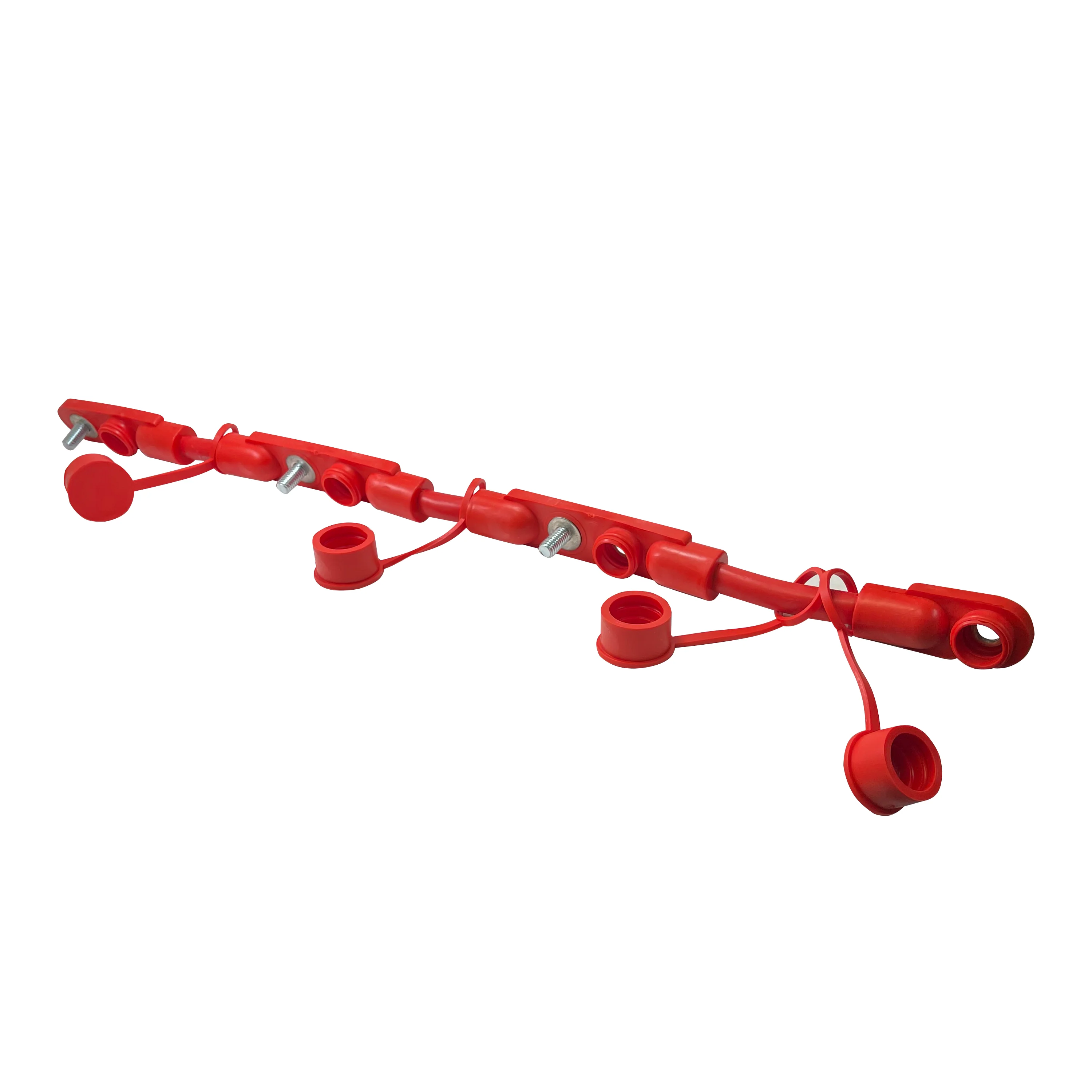 Red Positive Overmolded Battery Cable Assembly for 3 Group 31 Batteries (21") - Image 3