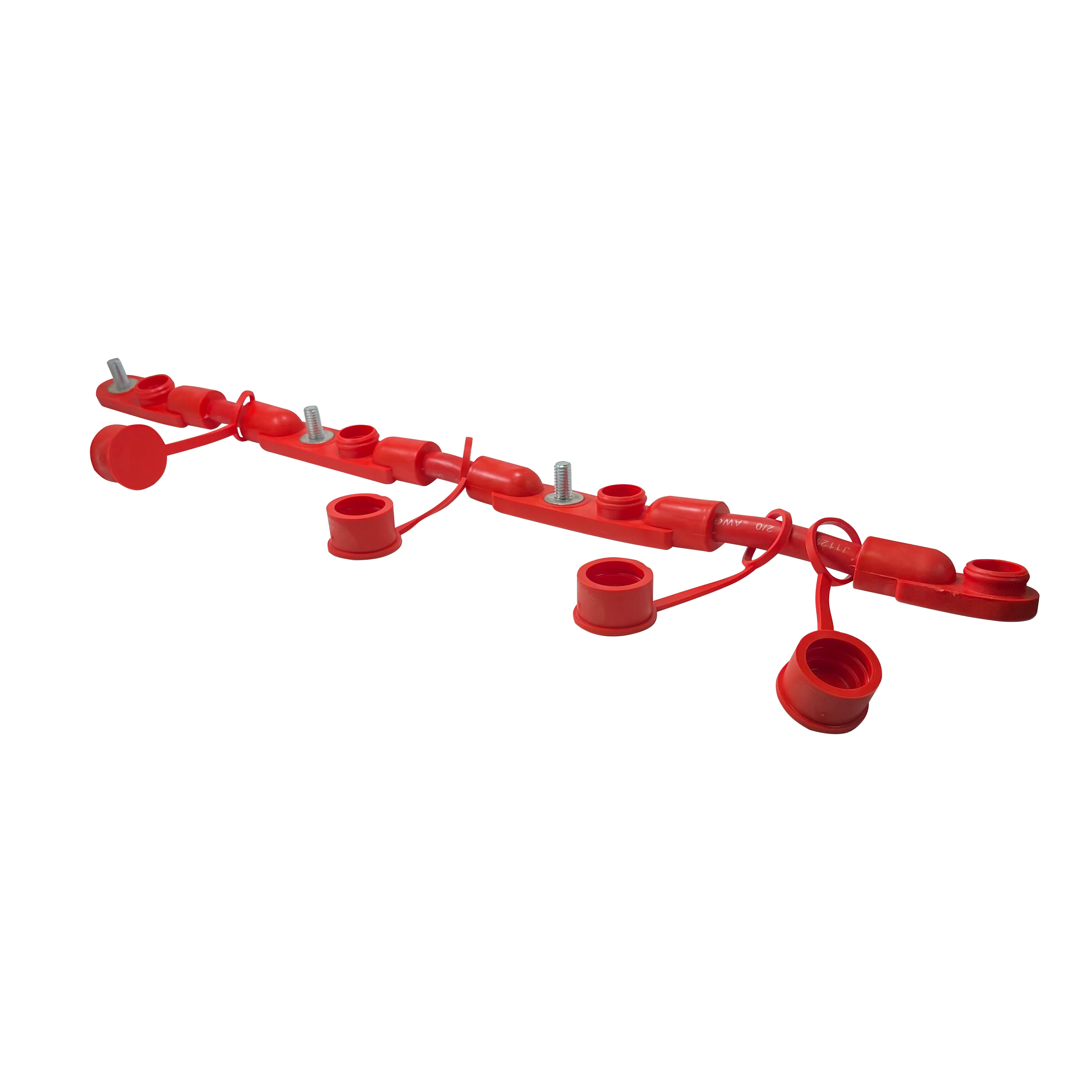 Red Positive Overmolded Battery Cable Assembly for 3 Group 31 Batteries (21") - Image 4