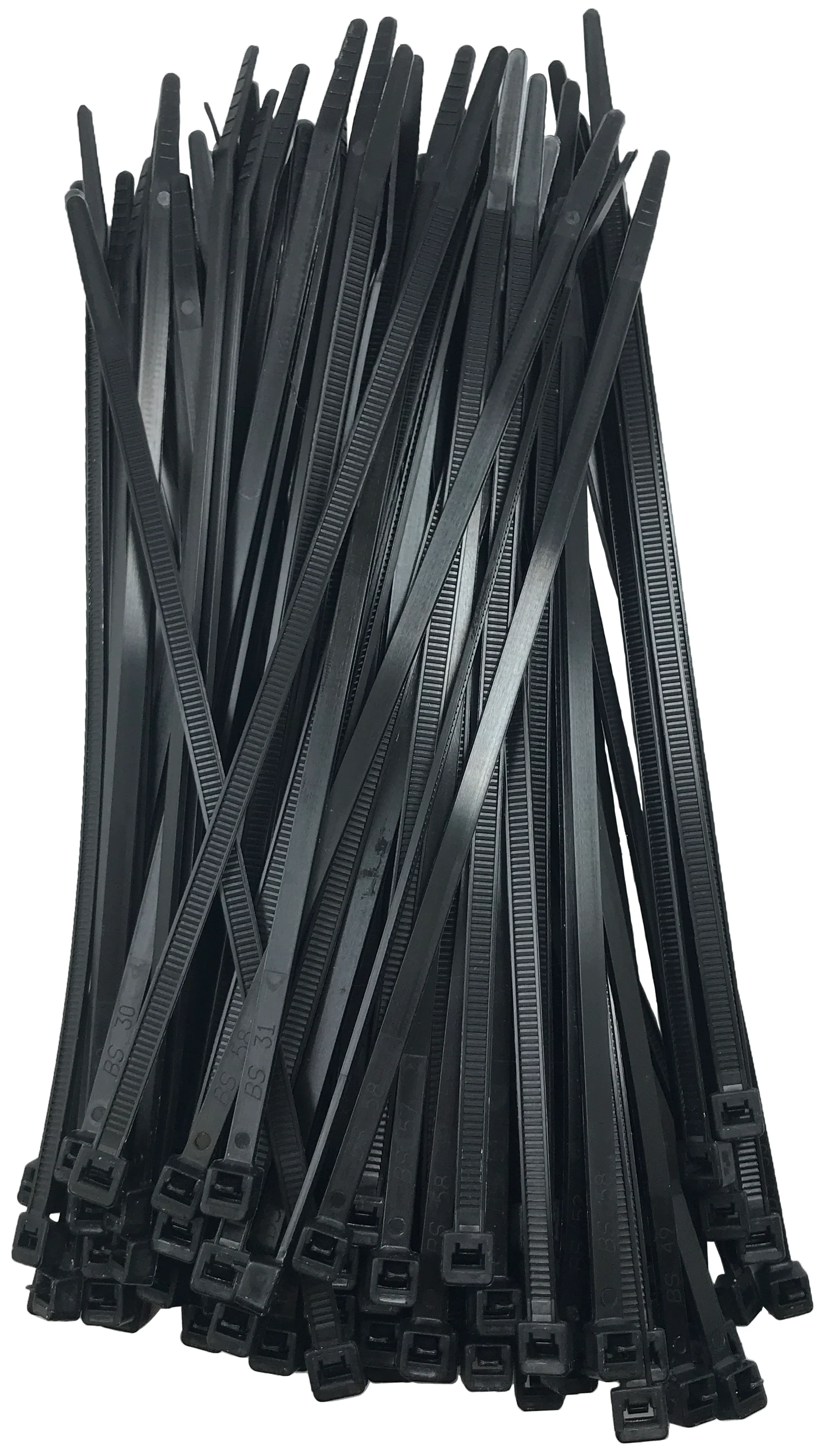 Releasable Black 7" Inch Cable Ties 50 lbs - 100 Pack