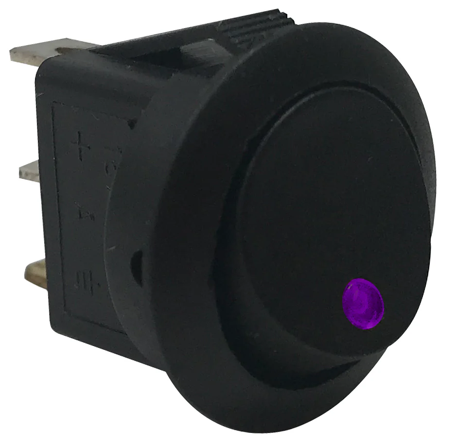 Round LED Rocker Switch - ON/OFF SPST - 12V 20A - 1 or 4 Pack - Image 11