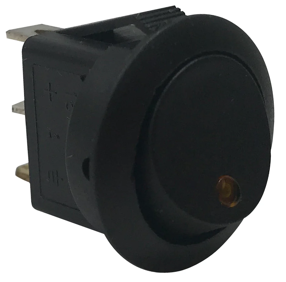 Round LED Rocker Switch - ON/OFF SPST - 12V 20A - 1 or 4 Pack - Image 5