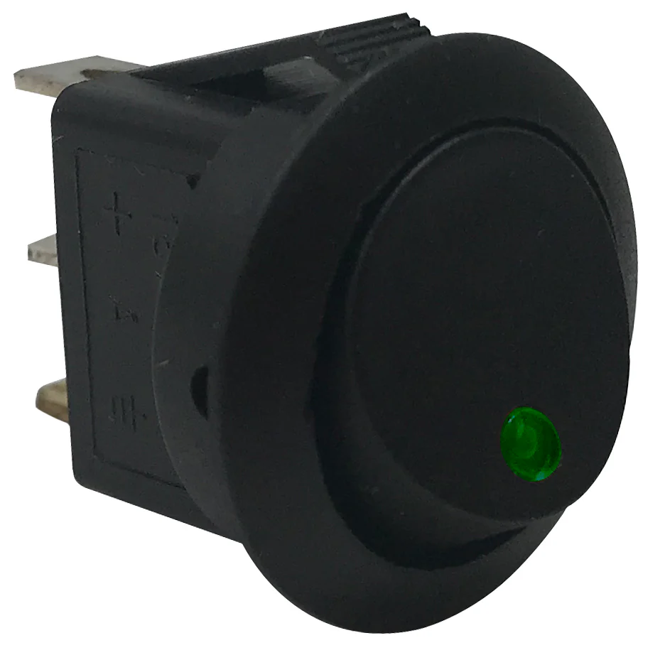 Round LED Rocker Switch - ON/OFF SPST - 12V 20A - 1 or 4 Pack - Image 9