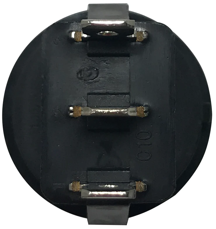 Black Non-Illuminated Momentary MOM-OFF-MOM Round Rocker Switch 12V - 1 or 4 Pack - Image 4