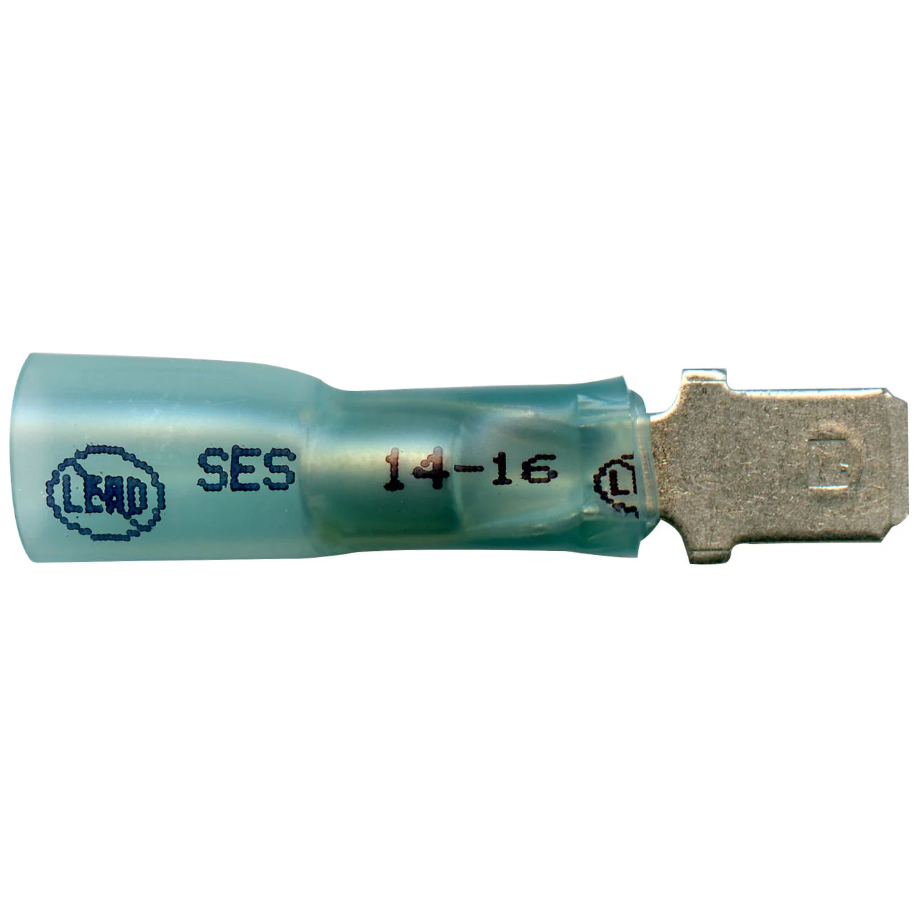 Elektralink Heat Shrink & Solder Male Quick Disconnect 16-14 Gauge .250 Tab - 10 to 500 Pack - Image 3
