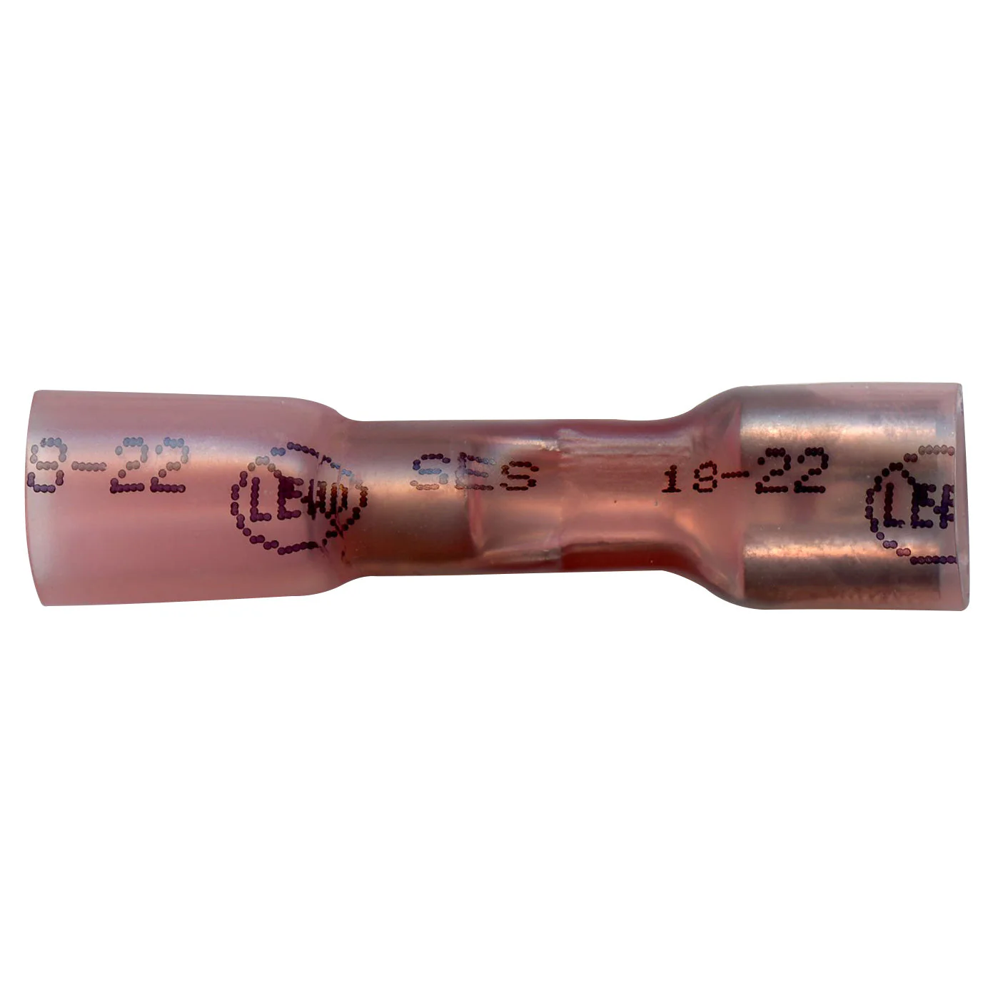 Elektralink Heat Shrink & Solder F-I Female Quick Disconnect 22-18 Gauge .250 Tab - 10 to 500 Pack - Image 2