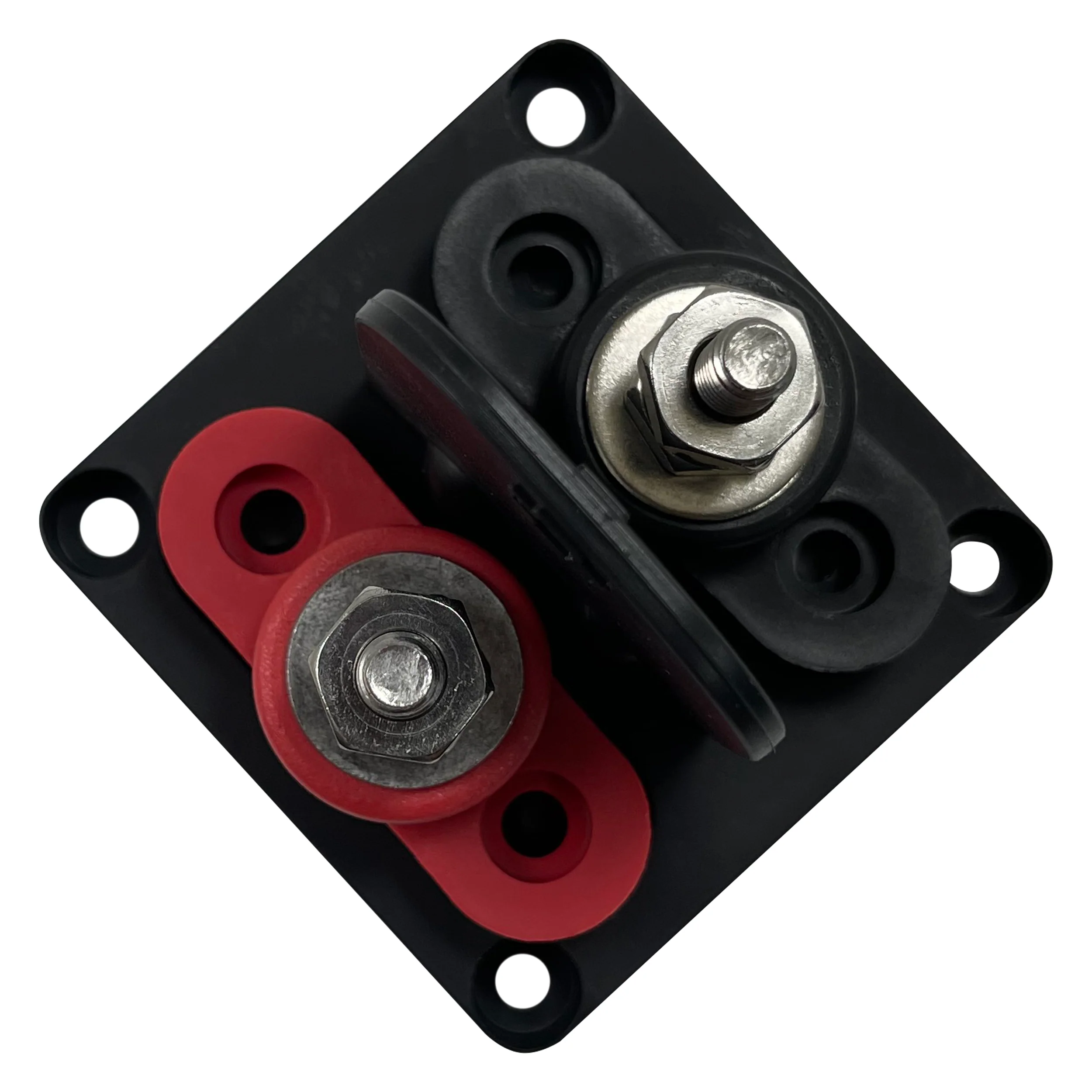 Dual Small Base Single Point Power Post - Black Base Plate Holder - Image 10