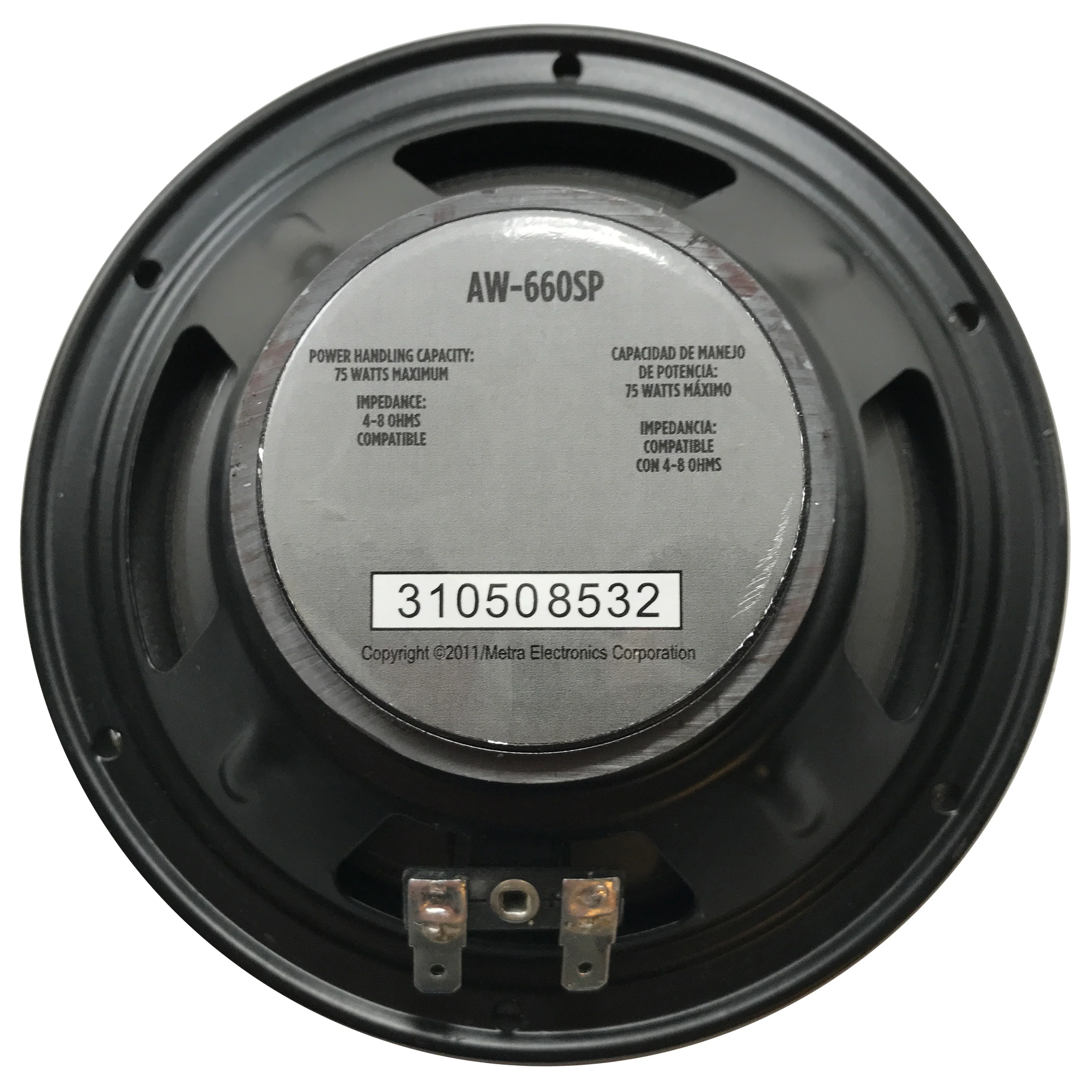 Raptor 6.5" OEM Replacement Dual Cone Speaker 2-Way 75 Watts 4 OHMS Car Audio - Image 5