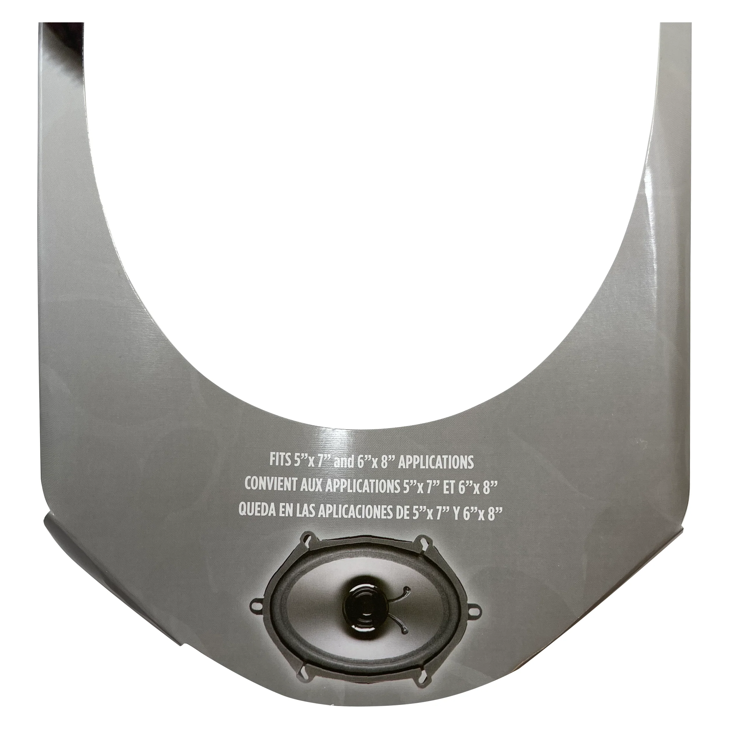 Raptor 6" x 8" OEM Dual Cone Speaker w/ 5" x 7" Inch Adapter 2-Way 75 Watts 4 OHMS Car Audio - Image 9
