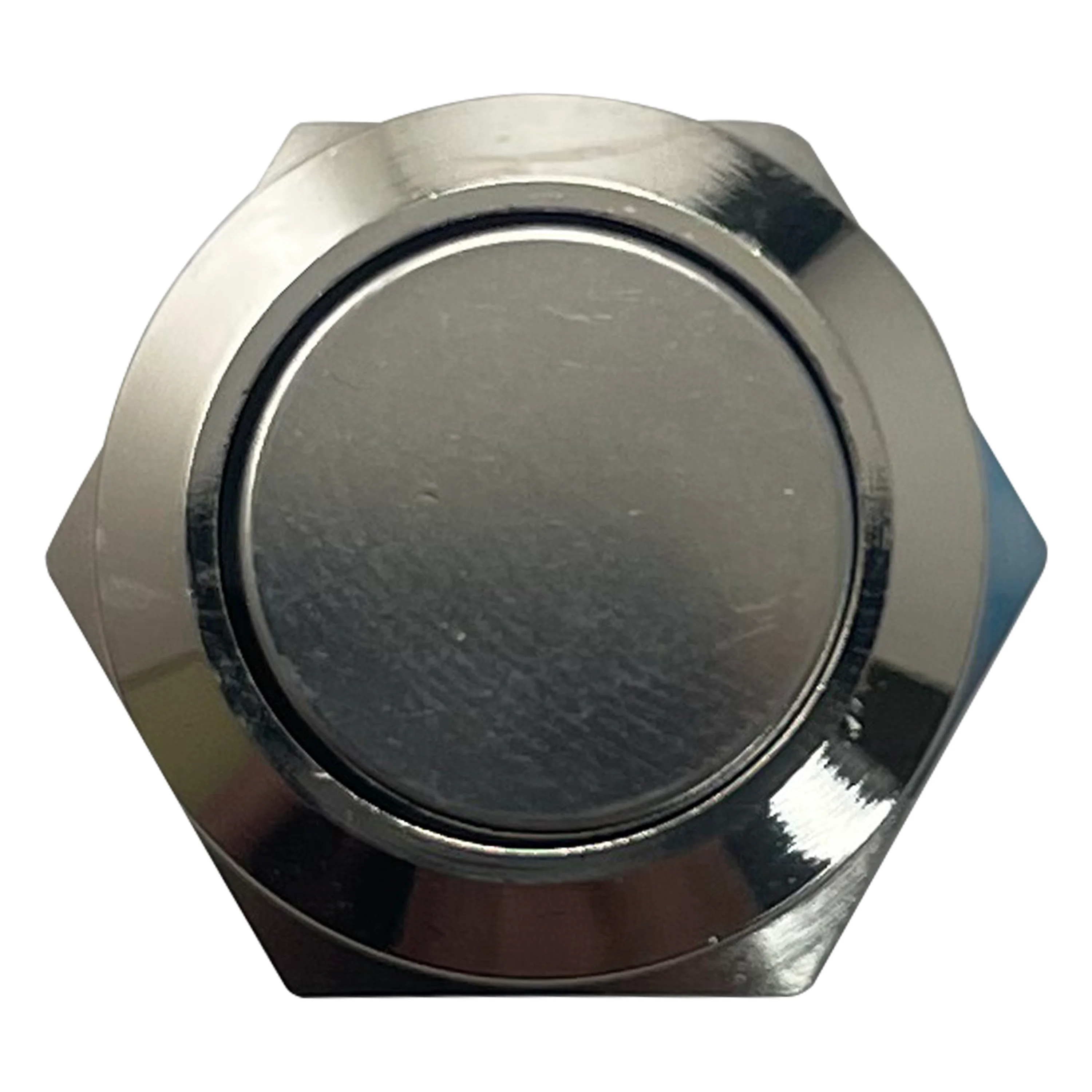 Stainless Steel Momentary Push-On Starter Switch - 12V, 19mm - Image 3