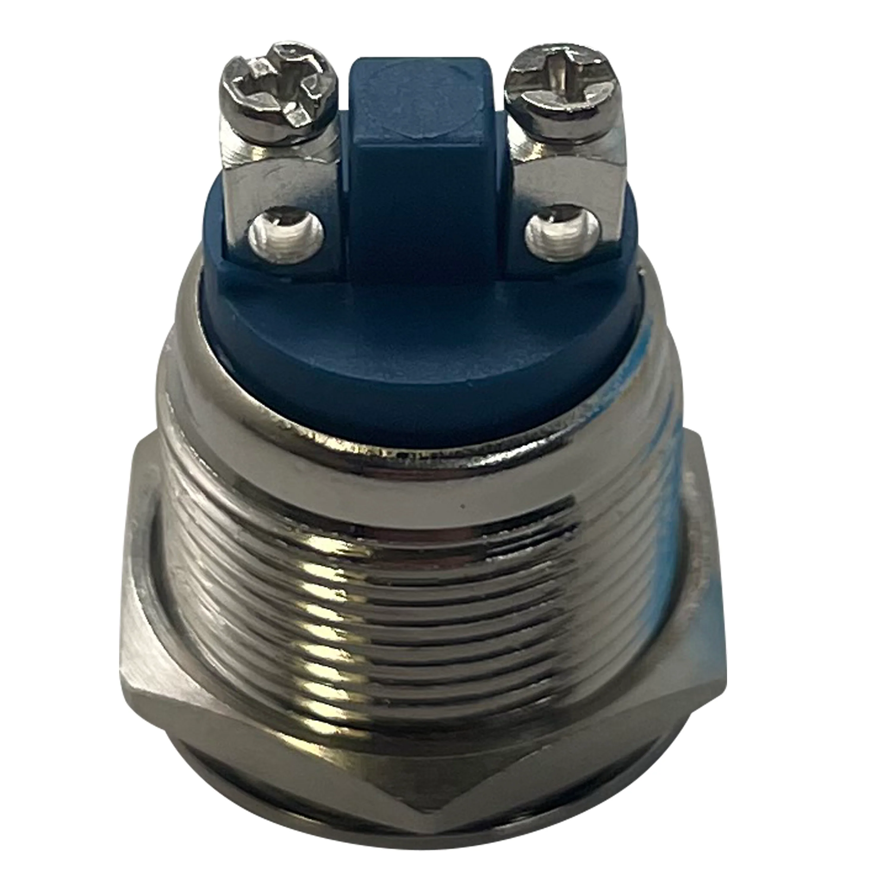 Stainless Steel Momentary Push-On Starter Switch - 12V, 19mm - Image 4