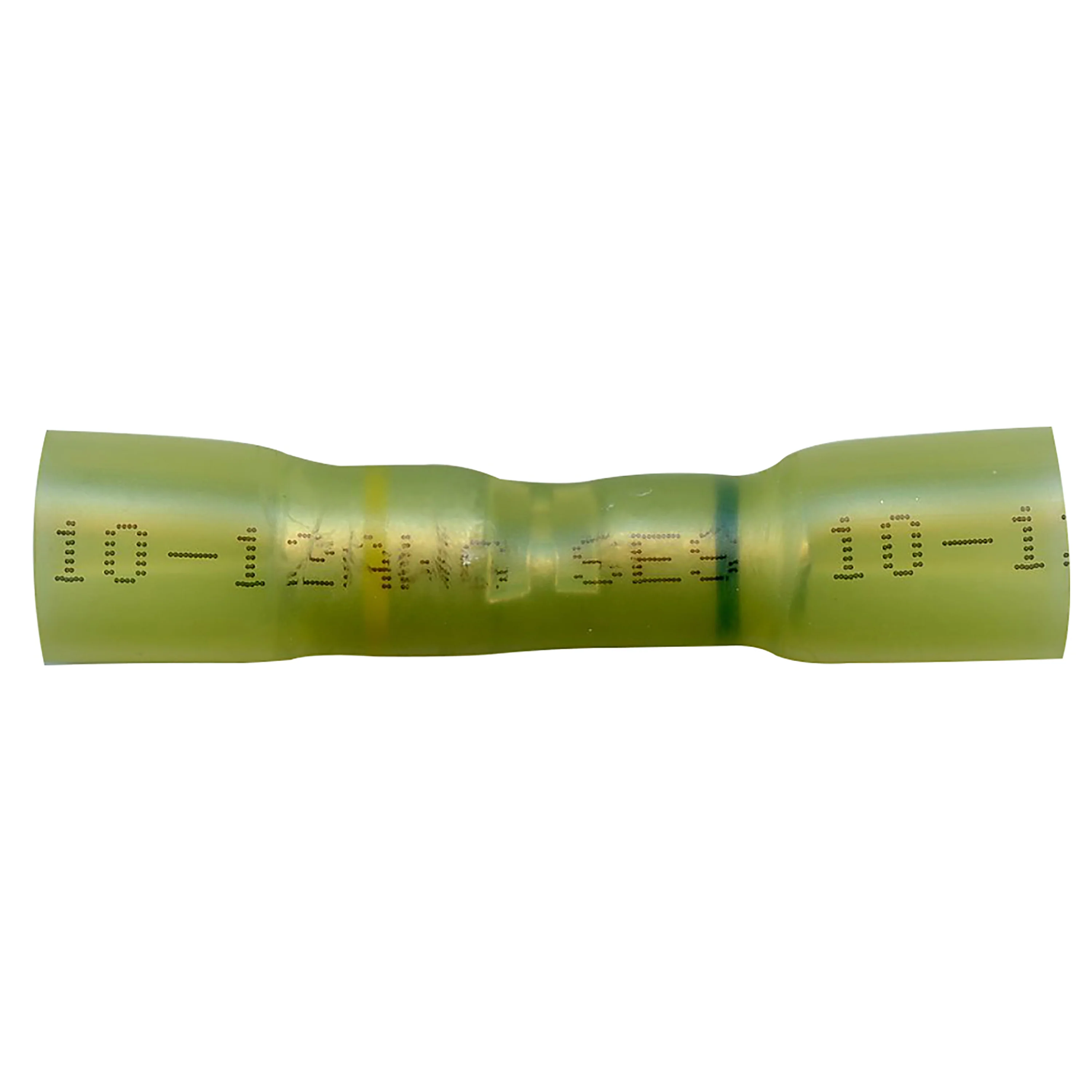 12-10 to 16-14 AWG Yellow Step Down Heat Shrink Butt Connector - 10 to 500 Pack