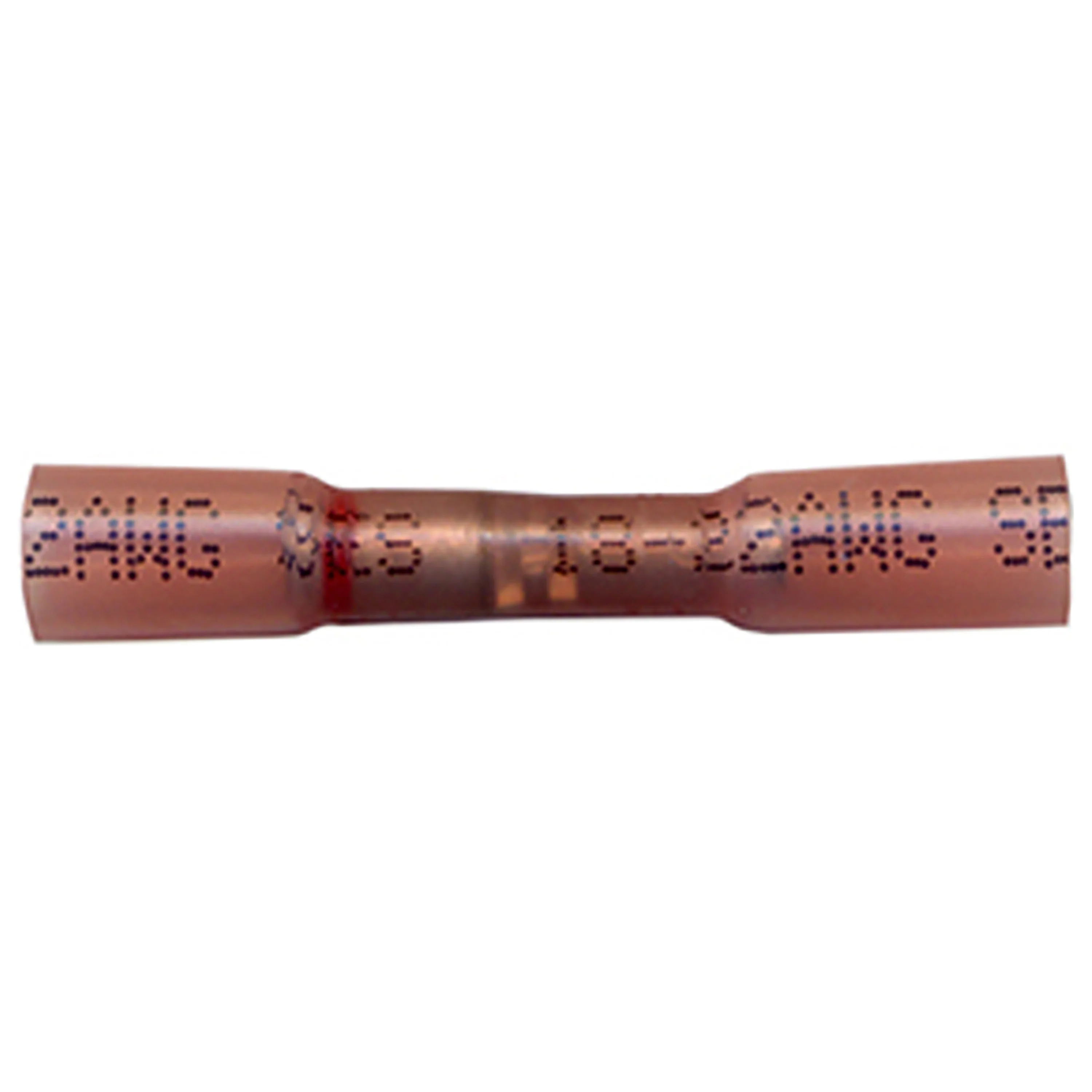 26-24 to 22-18 AWG Red Step Down Butt Connector - Heat Shrink & Crimp - 10 to 500 Pack