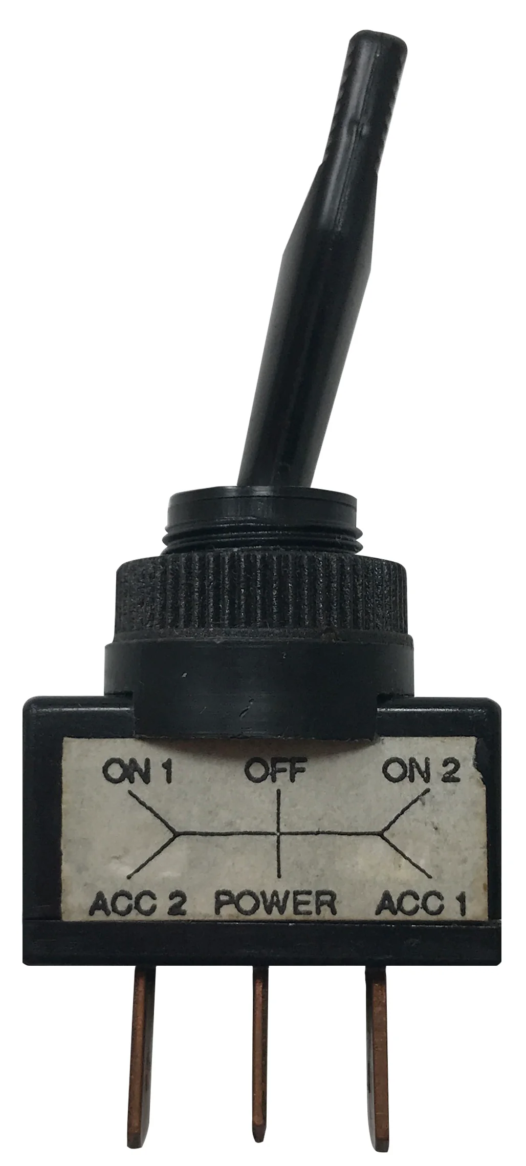 Universal 3 Position Plastic Toggle Switch ON / OFF / ON - 12 Volts @10 Amp - 1 or 4 Pack - Image 5