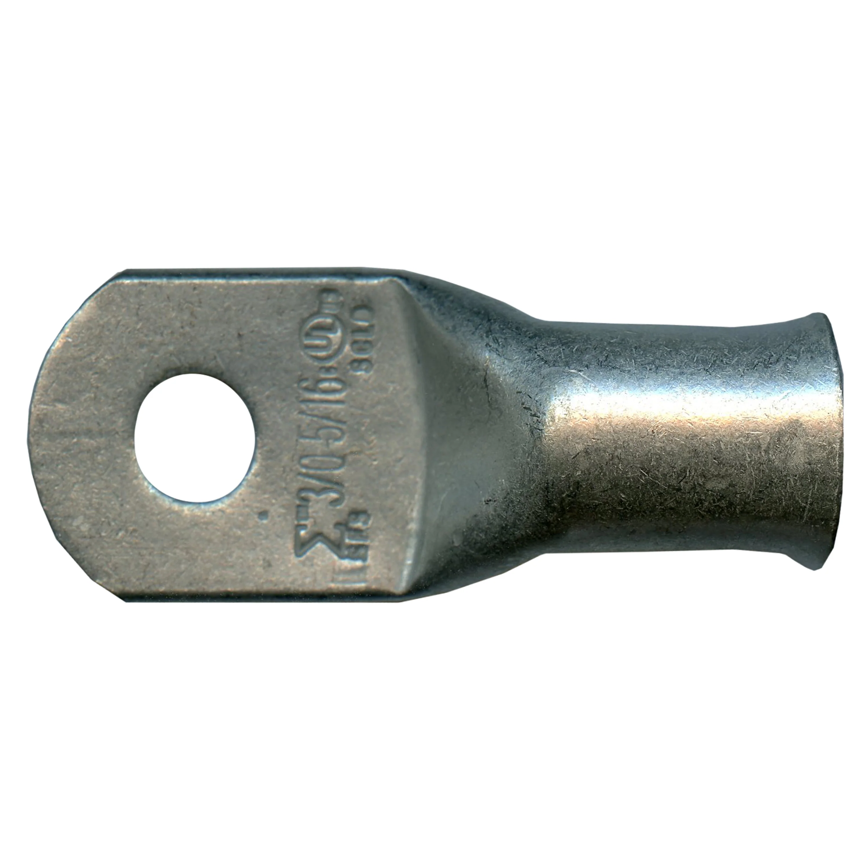 Standard Tinned Copper Lug 3/0 AWG 5/16" Ring Size - 10 or 100 Pack